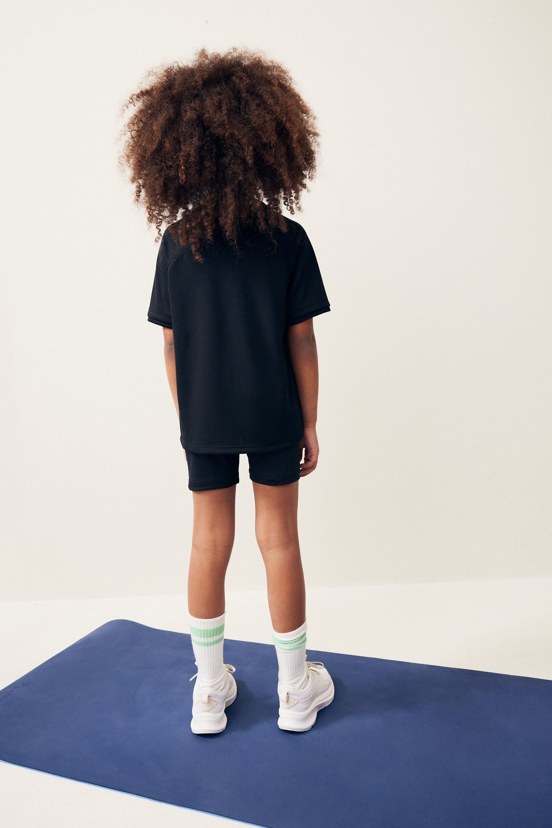 Black Sports T-Shirt (3-16yrs)