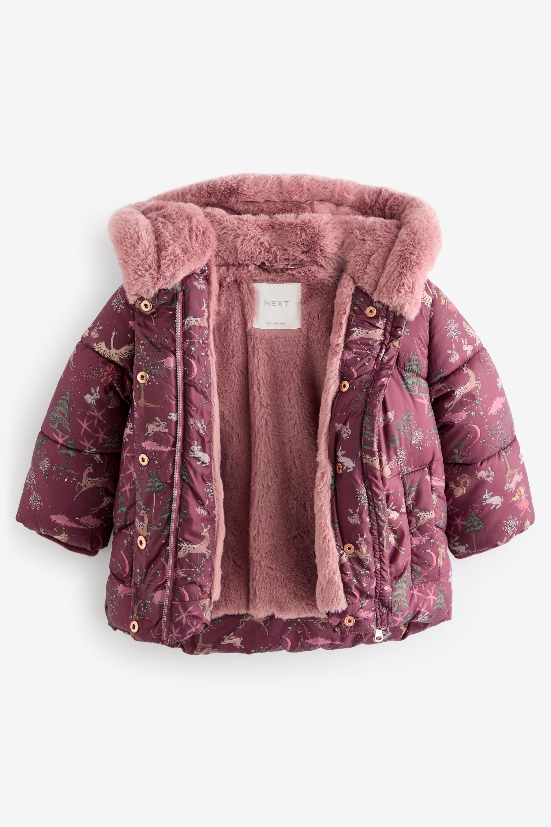 Berry Red Shower Resistant Coat (3mths-7yrs)