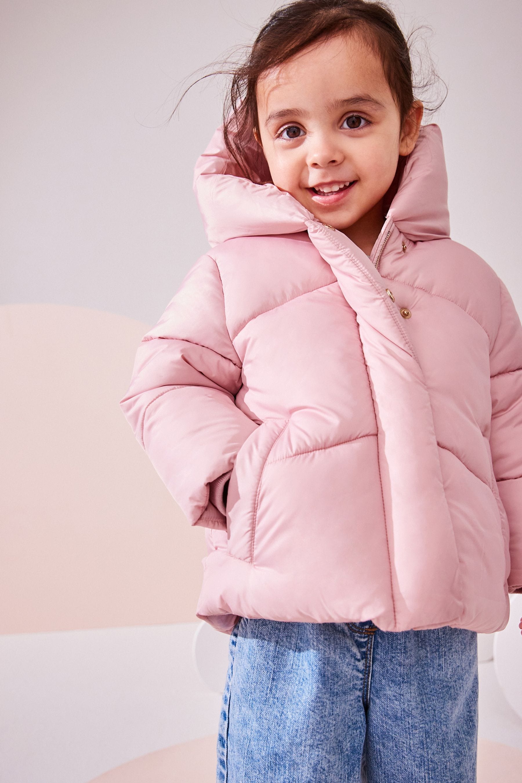 Pink Shower Resistant Coat (3mths-7yrs)