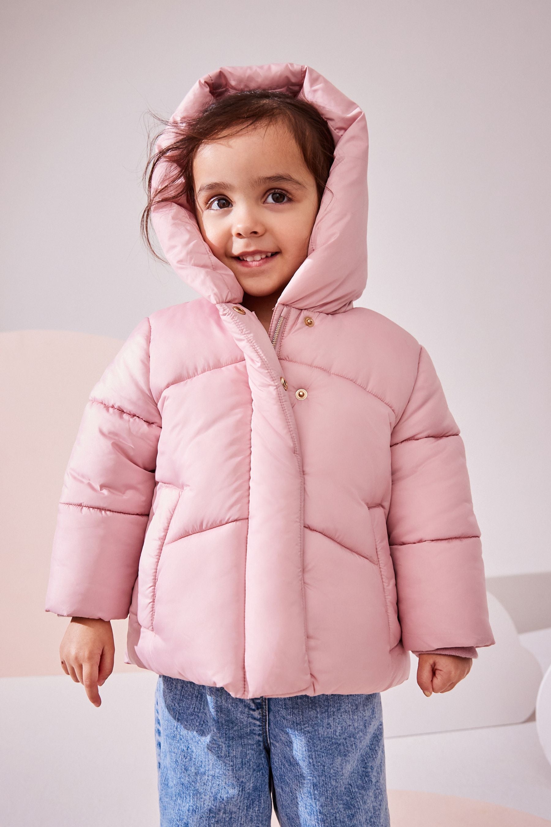 Pink Shower Resistant Coat (3mths-7yrs)