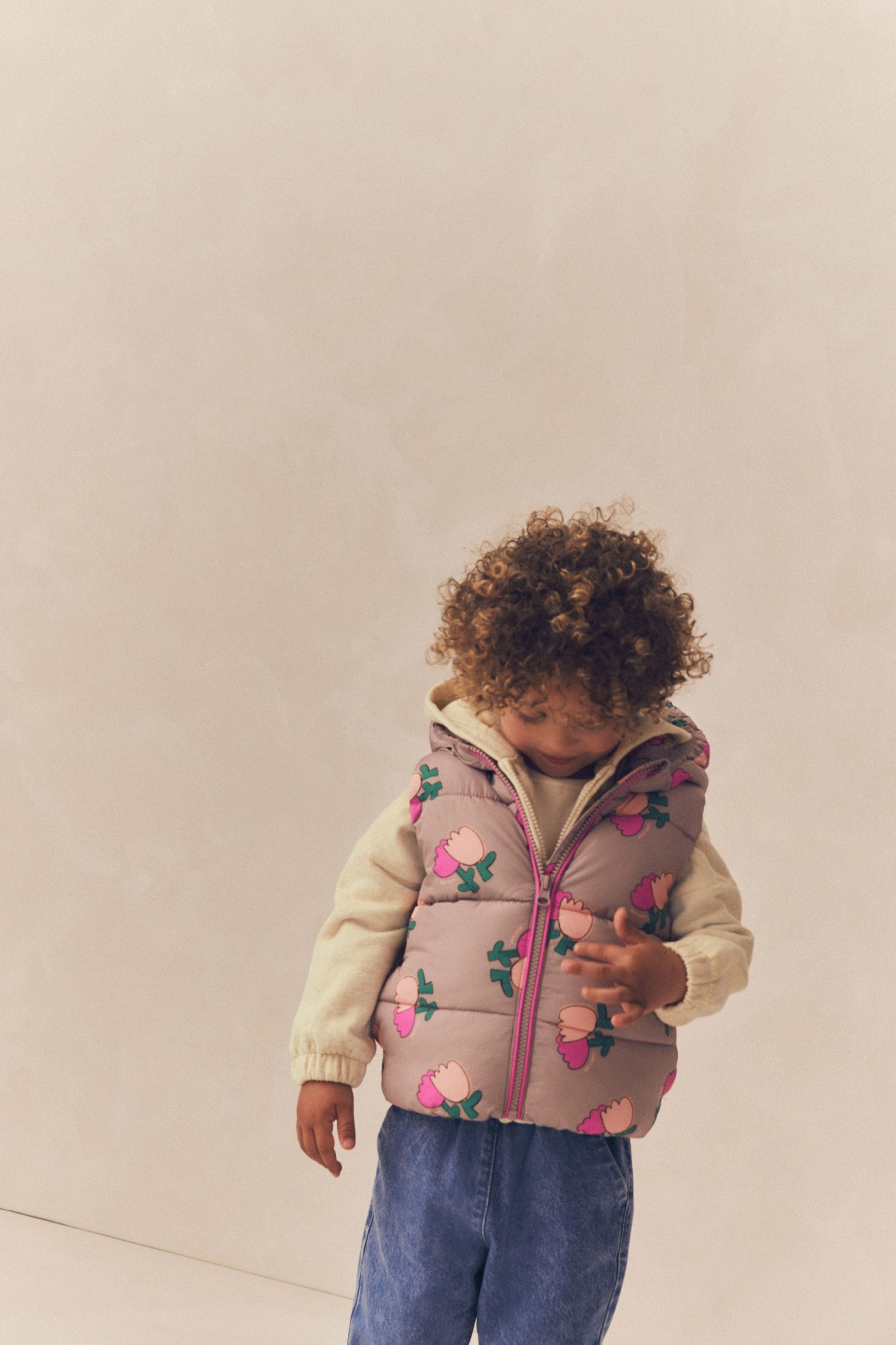 Multi Abstract Print Gilet (3mths-7yrs)