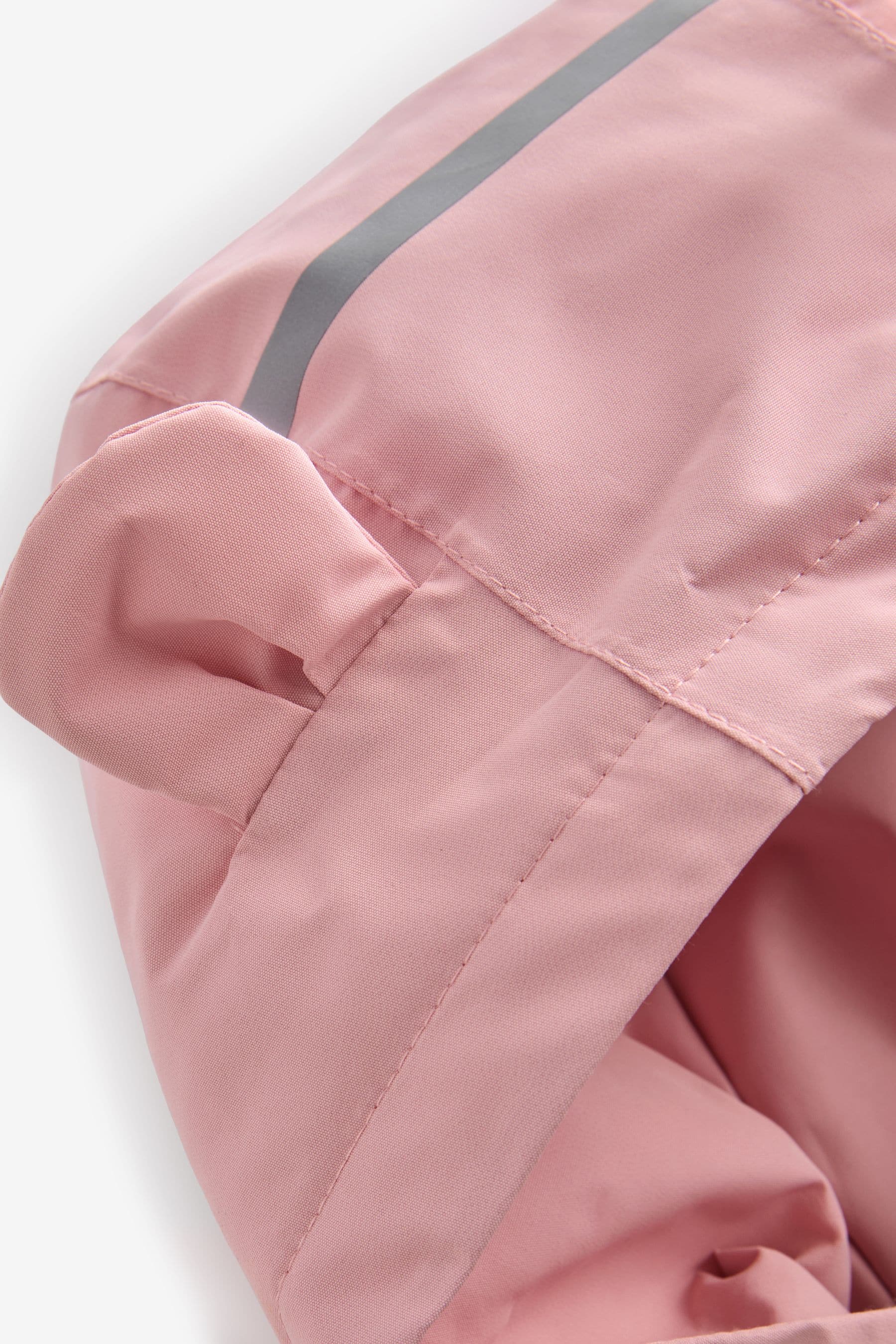 Pink Waterproof Colourblock Jacket (3mths-7yrs)