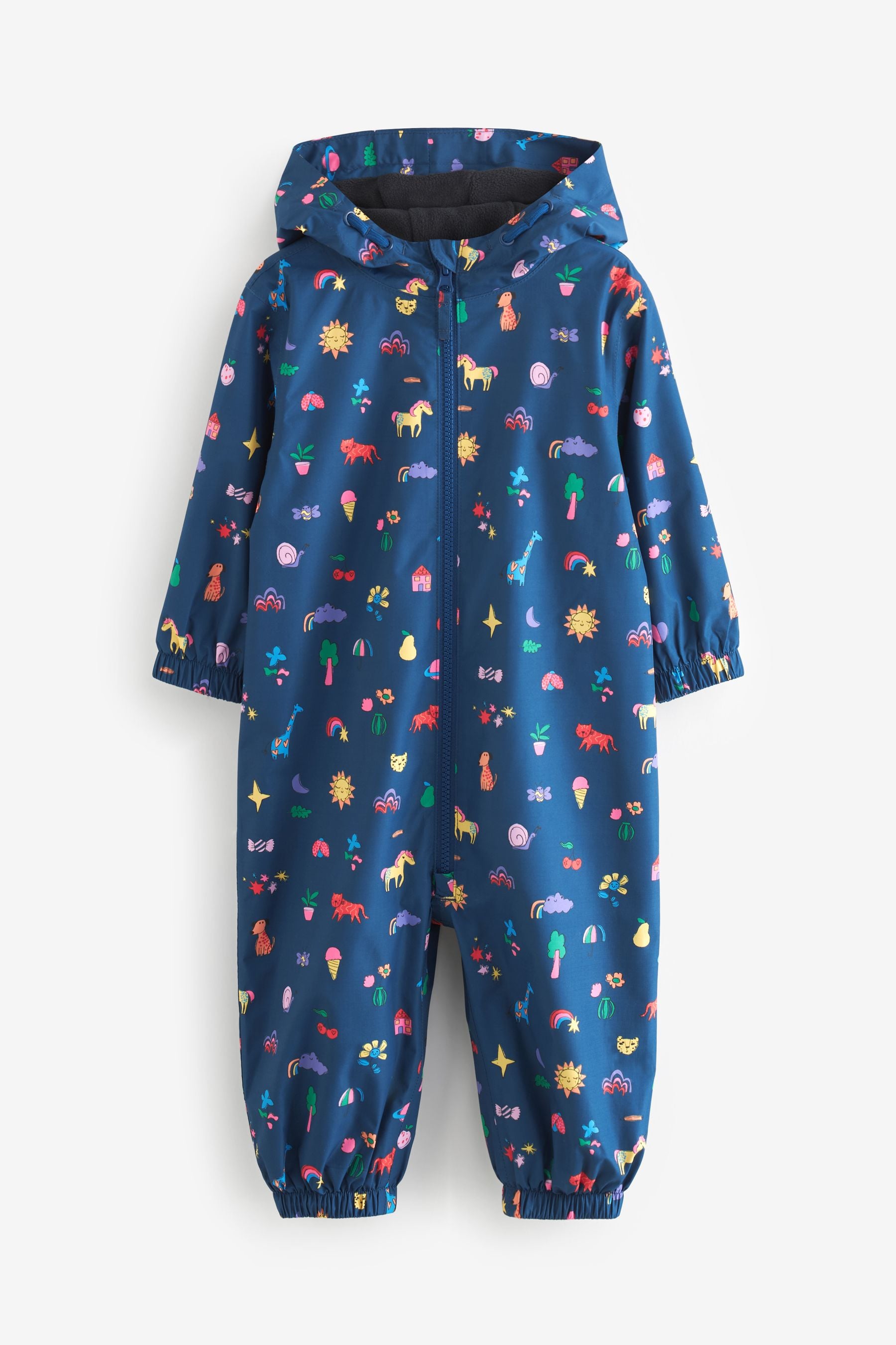 Navy Waterproof Puddlesuit (3mths-7yrs)