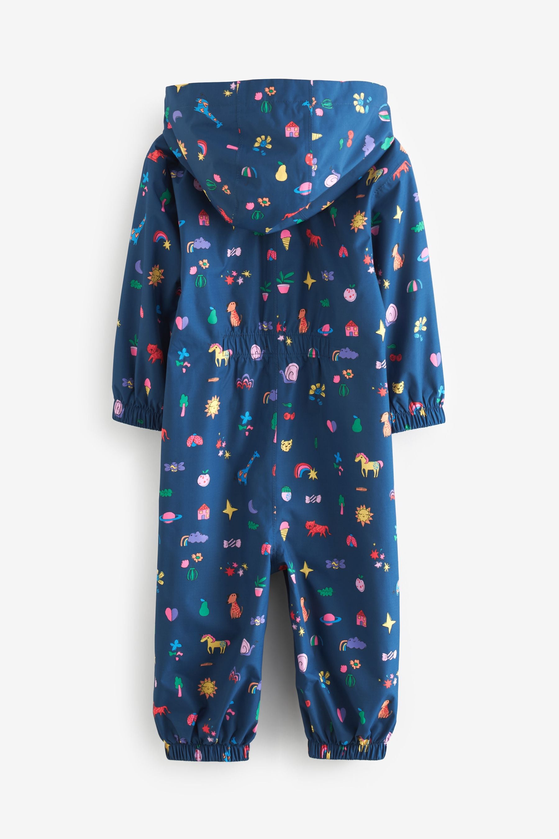 Navy Waterproof Puddlesuit (3mths-7yrs)