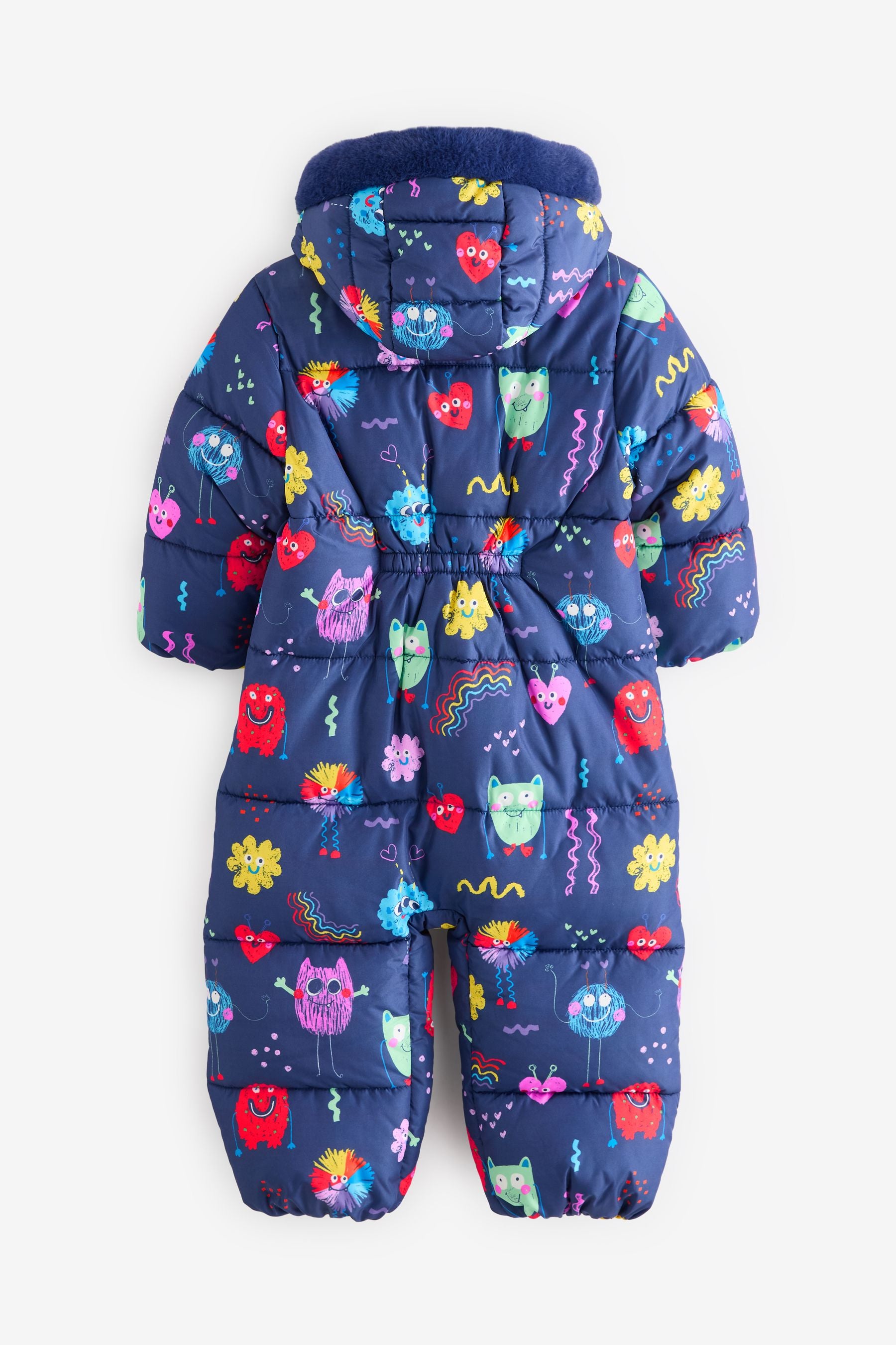 Navy Character Shower Resistant Printed Snowsuit (3mths-7yrs)