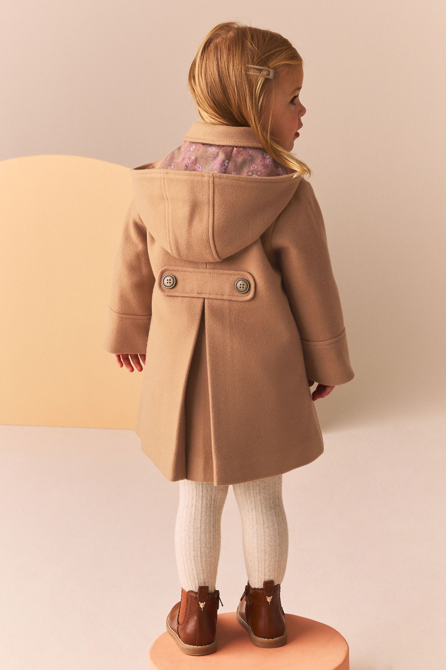 Camel Wool Mix Coat (3mths-7yrs)