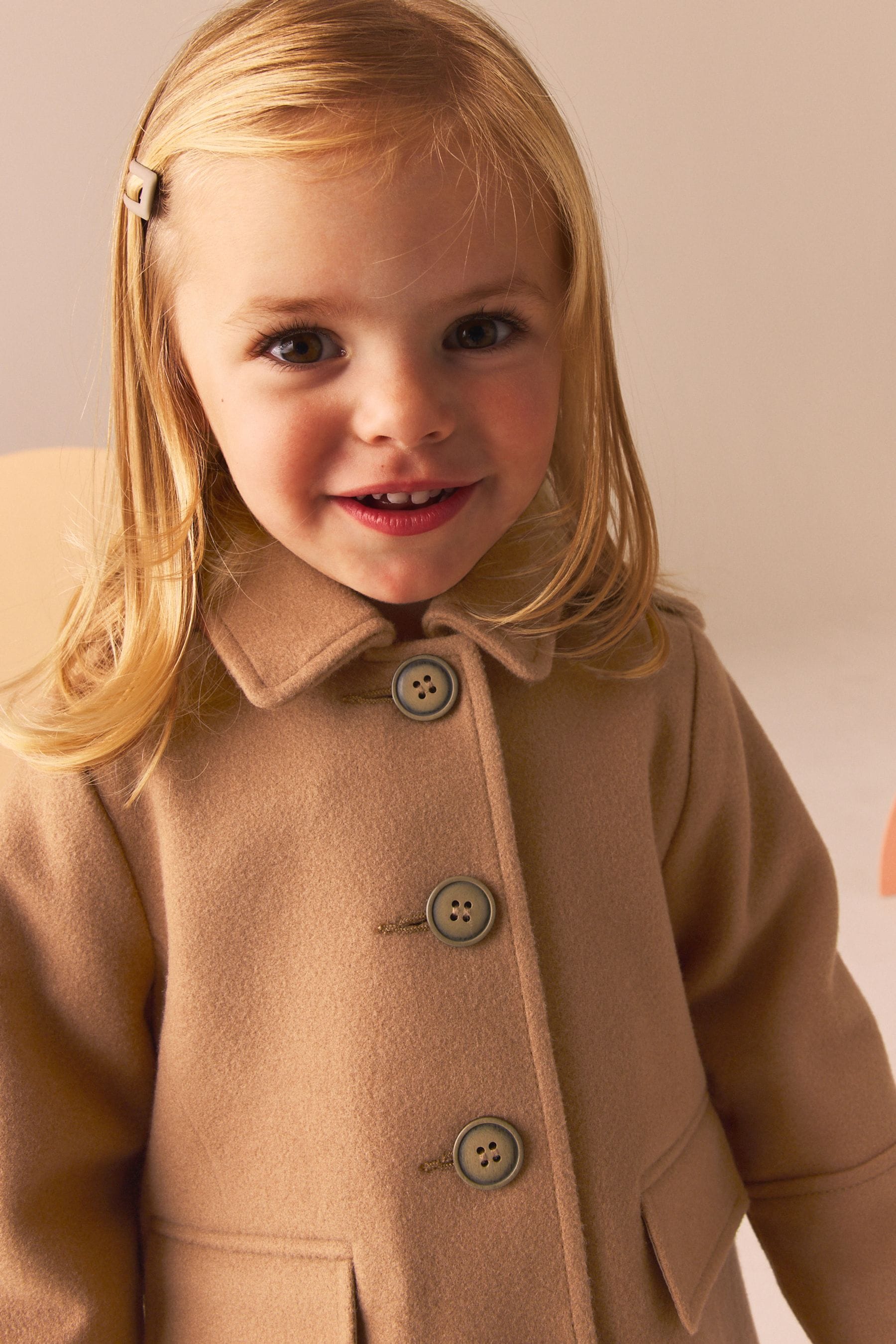 Camel Wool Mix Coat (3mths-7yrs)