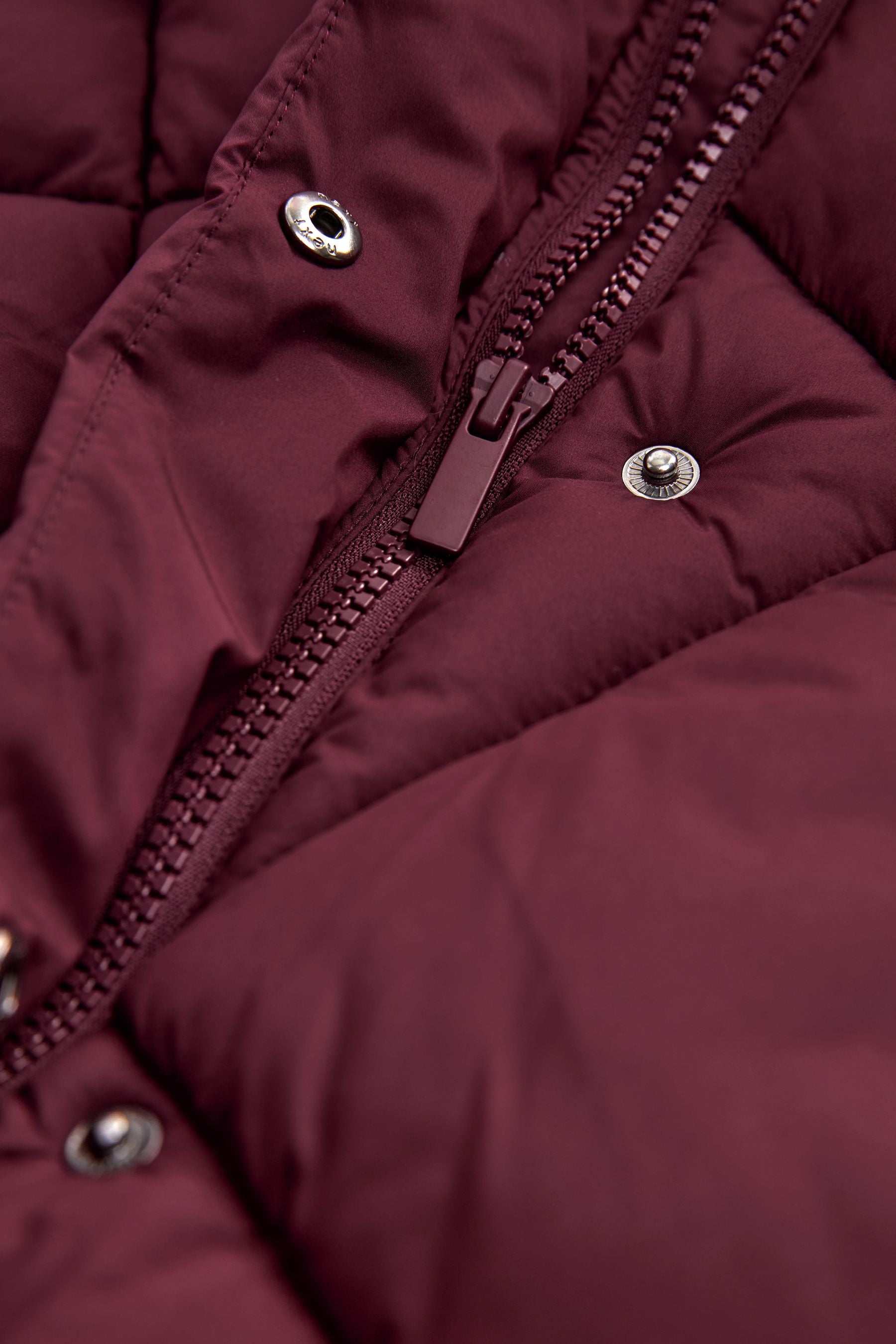 Burgundy Red Shower Resistant Padded Coat (3-16yrs)