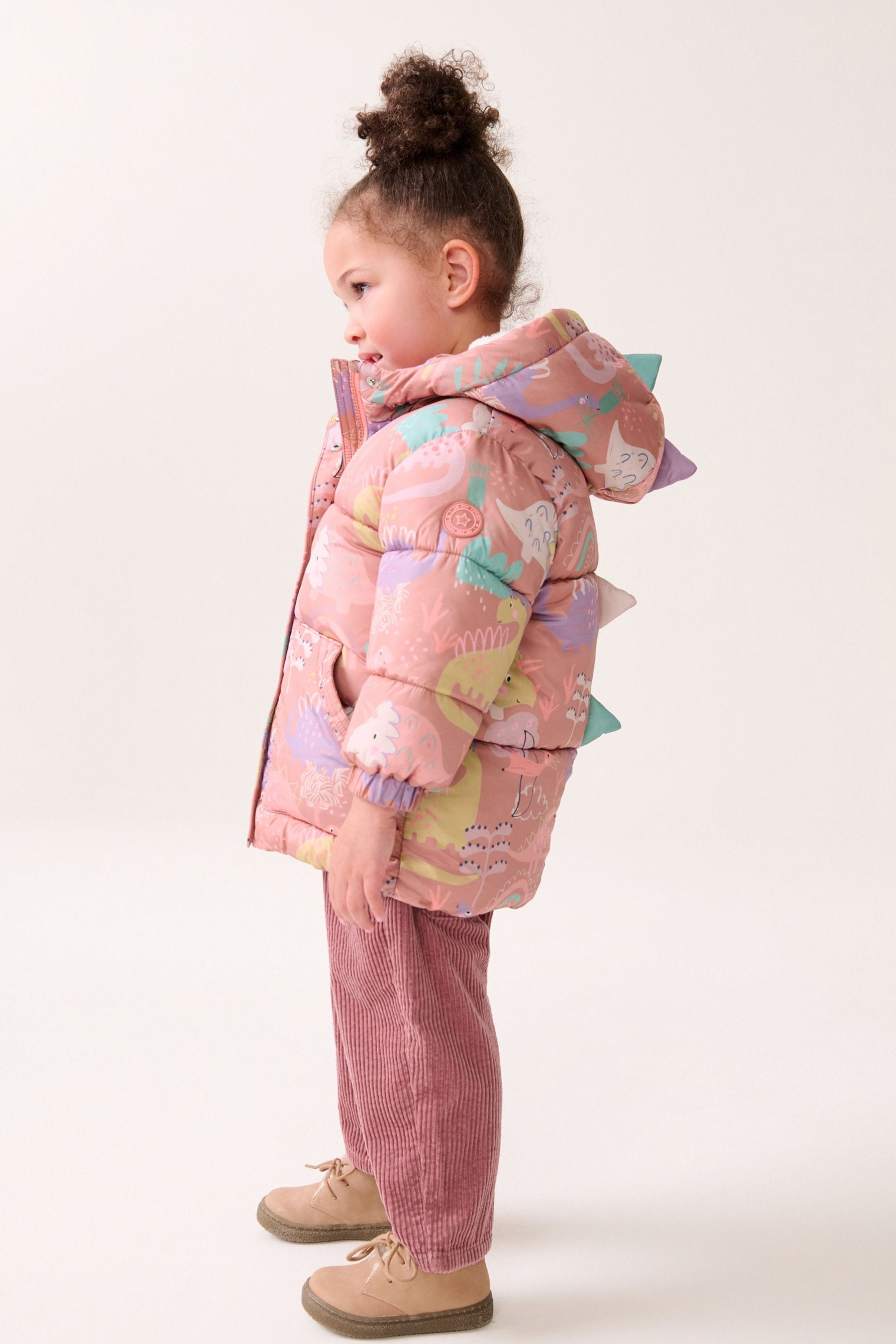 Pink Shower Resistant Padded Coat (3mths-7yrs)