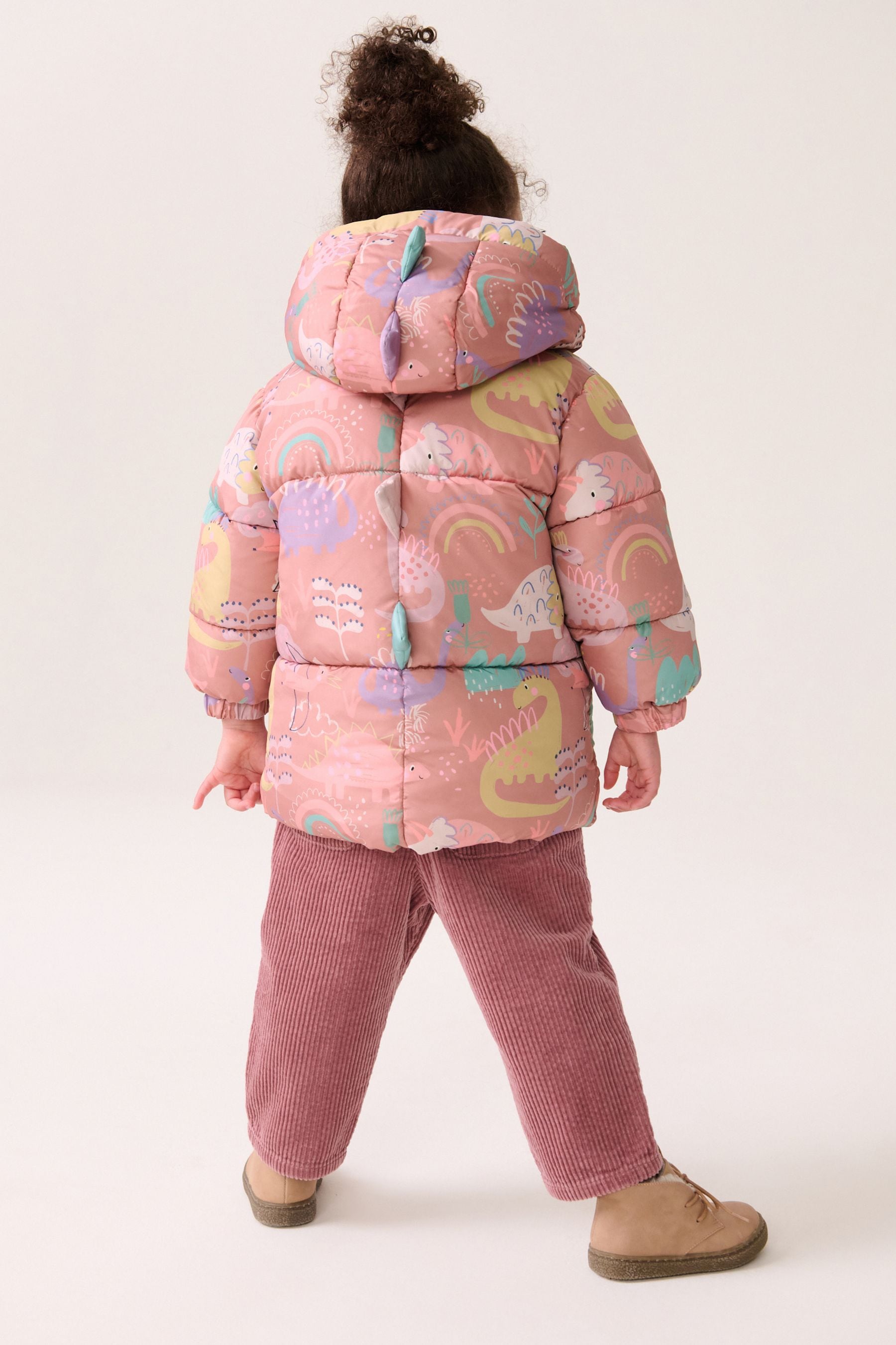 Pink Shower Resistant Padded Coat (3mths-7yrs)