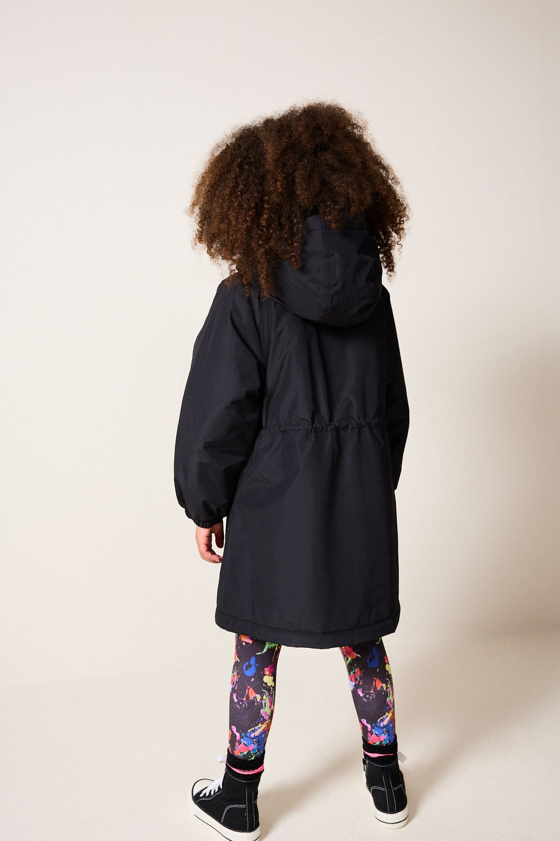 Black Waterproof Coat (3-16yrs)