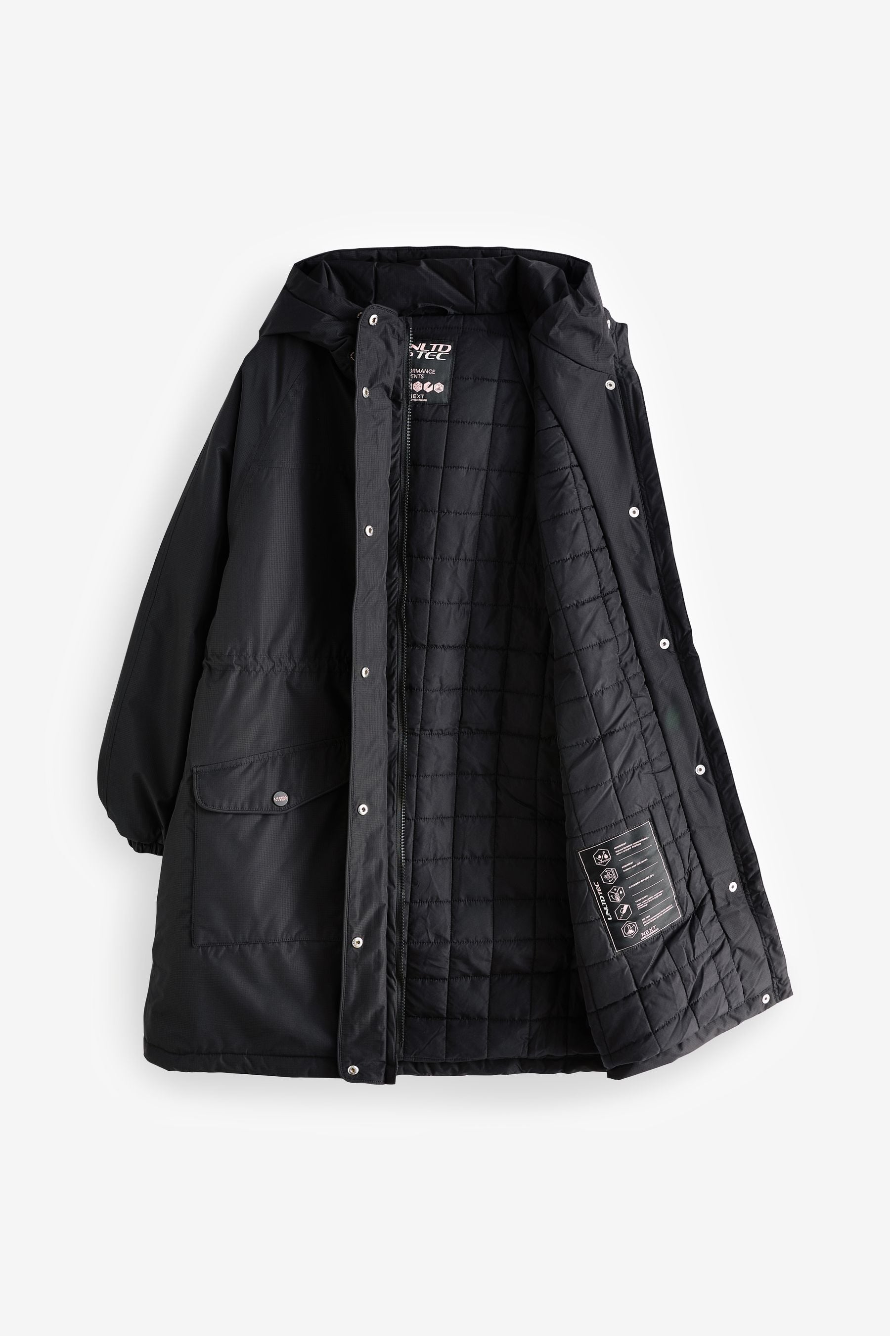 Black Waterproof Coat (3-16yrs)