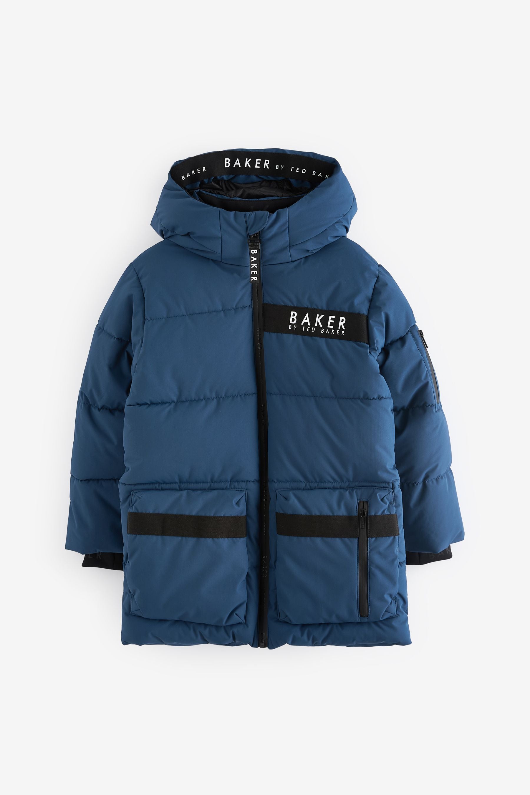 Baker by Ted Baker Shower Resistant Longline Padded Coat