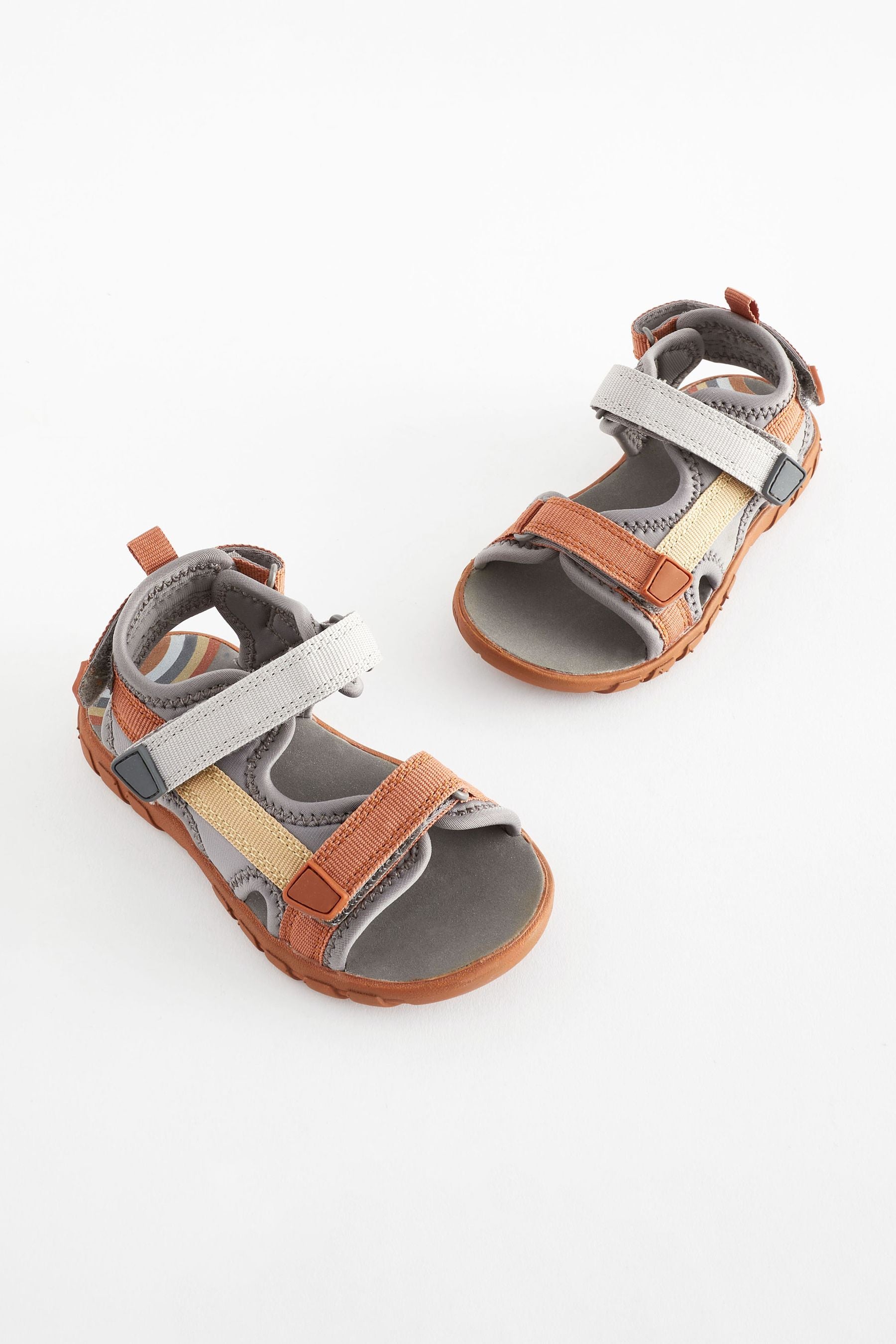 Neutral Mineral Lightweight Touch Fastening Adjustable Strap Trekker Sandals