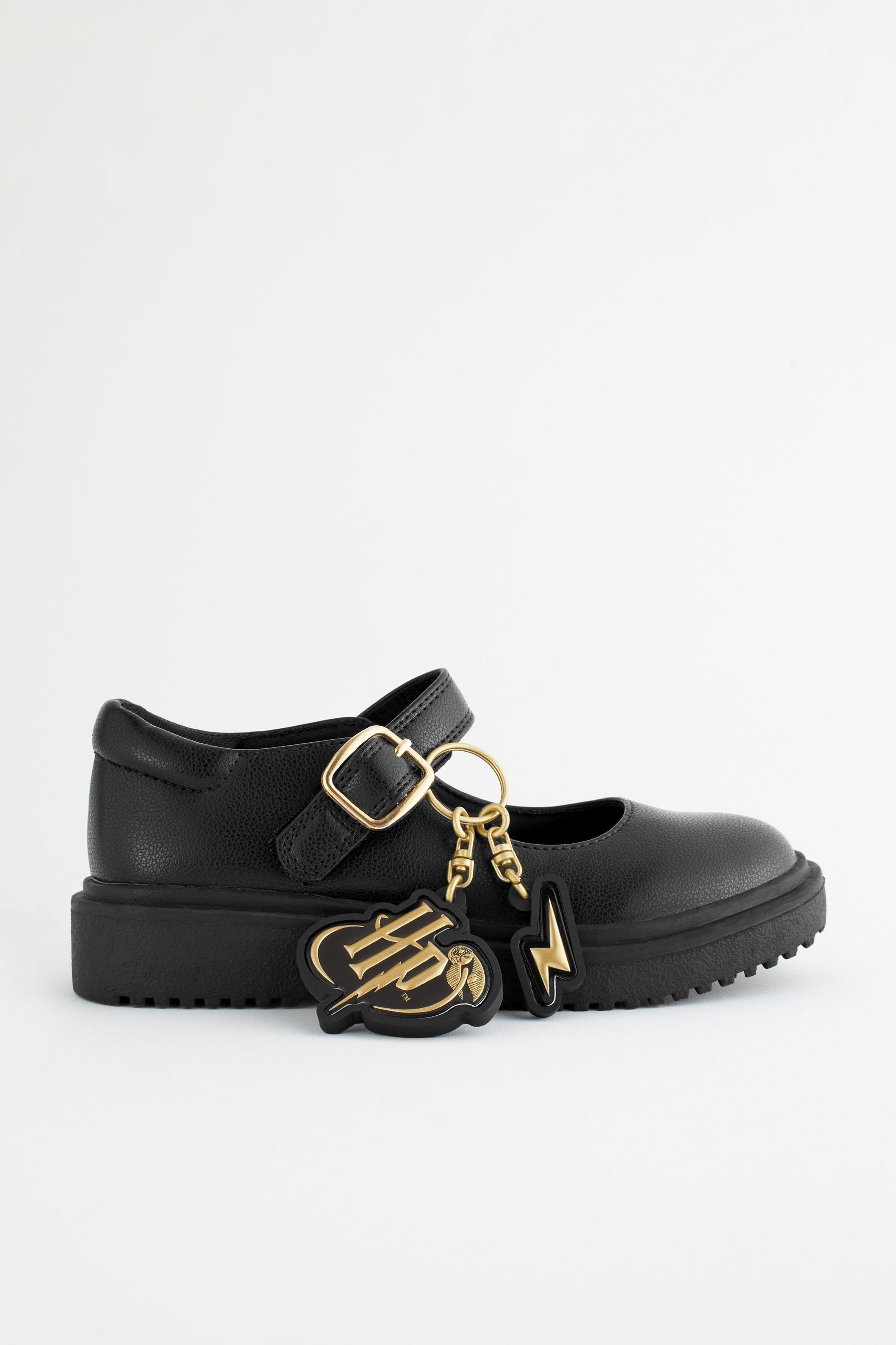 Black Harry Potter Chunky Mary Jane School Shoes