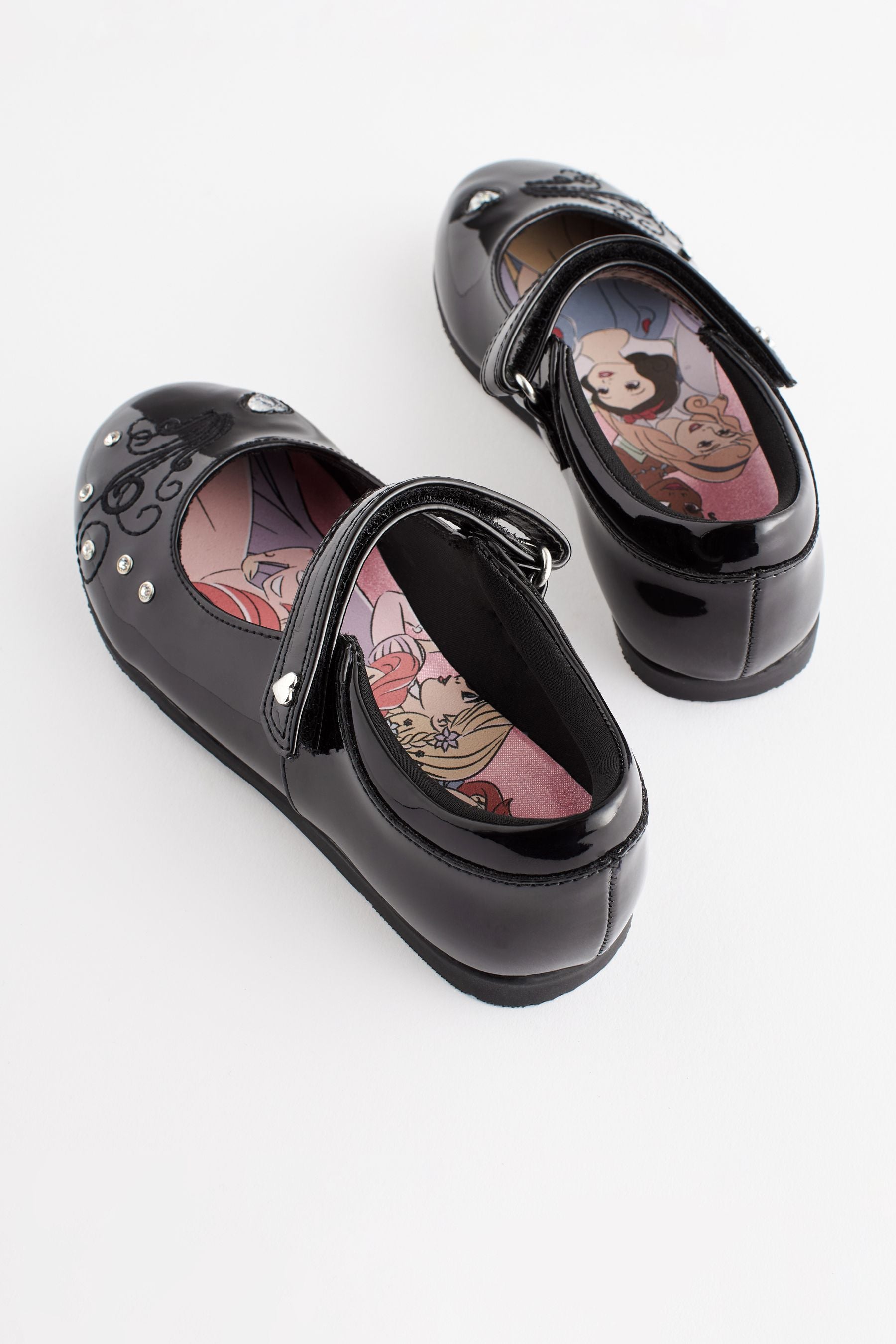 Black Patent Disney Princess Mary Jane School Shoes