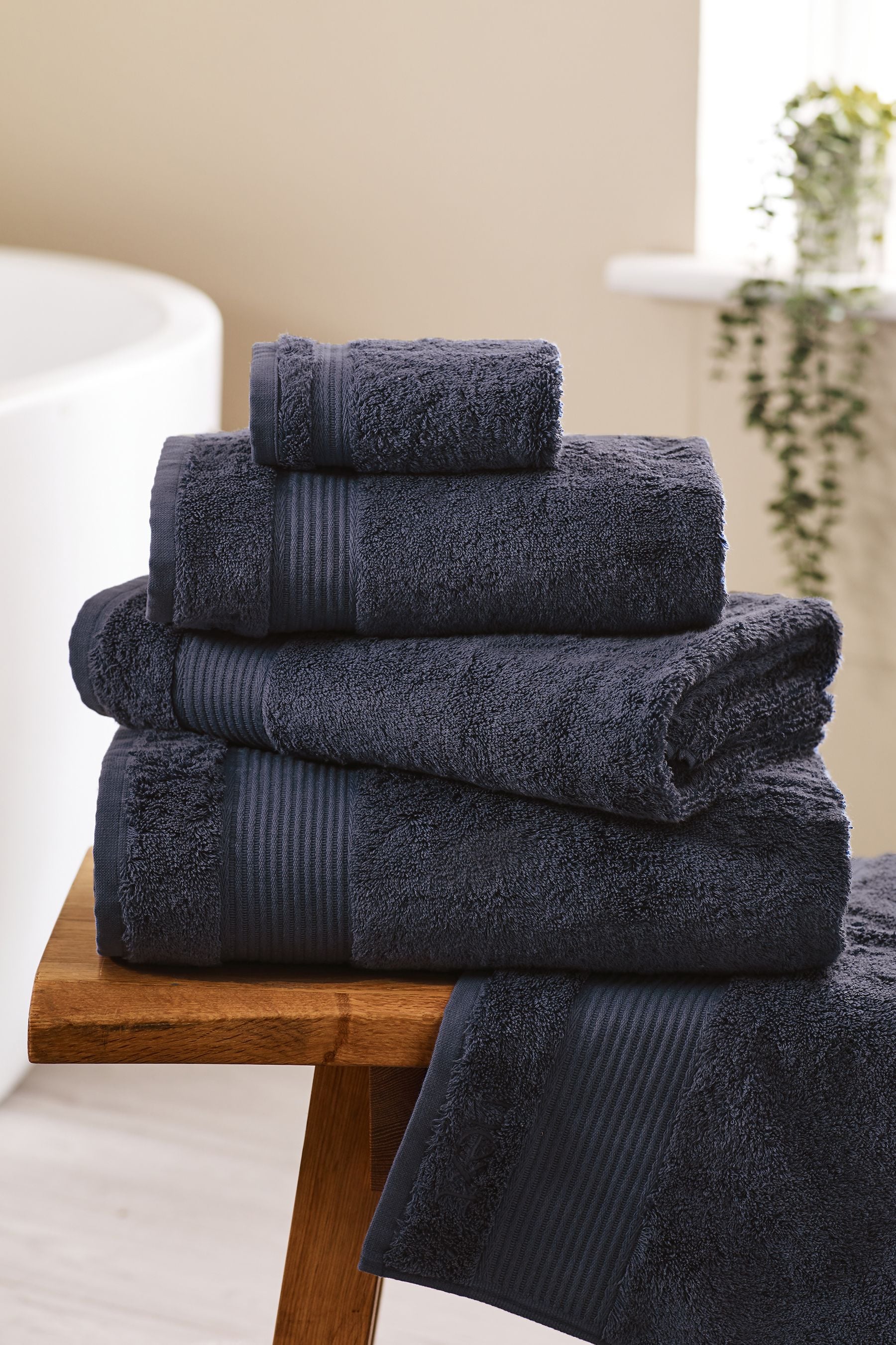 Blue Navy Egyptian 100% Cotton Towels