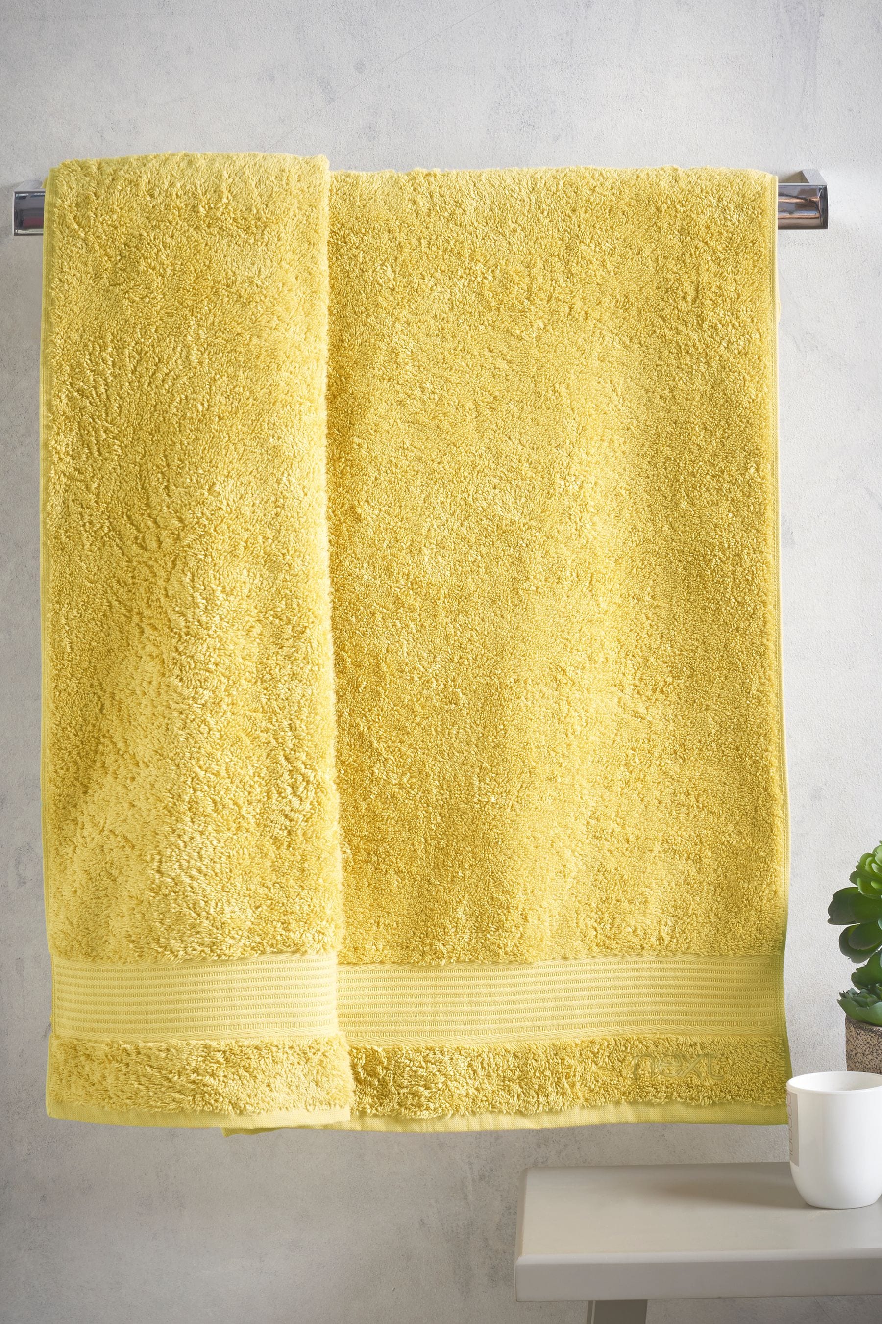 Yellow Bright Egyptian 100% Cotton Towels