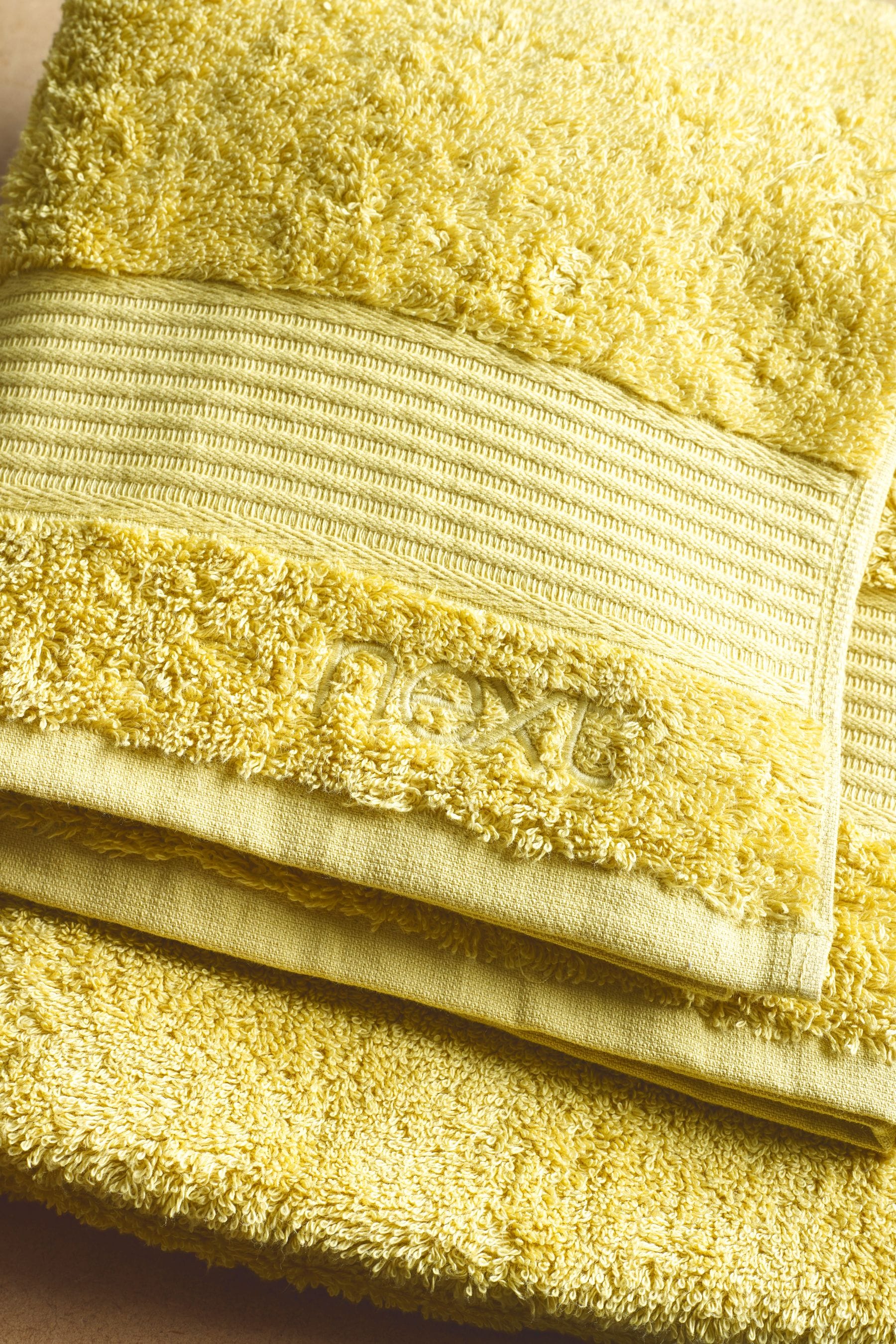 Yellow Bright Egyptian 100% Cotton Towels