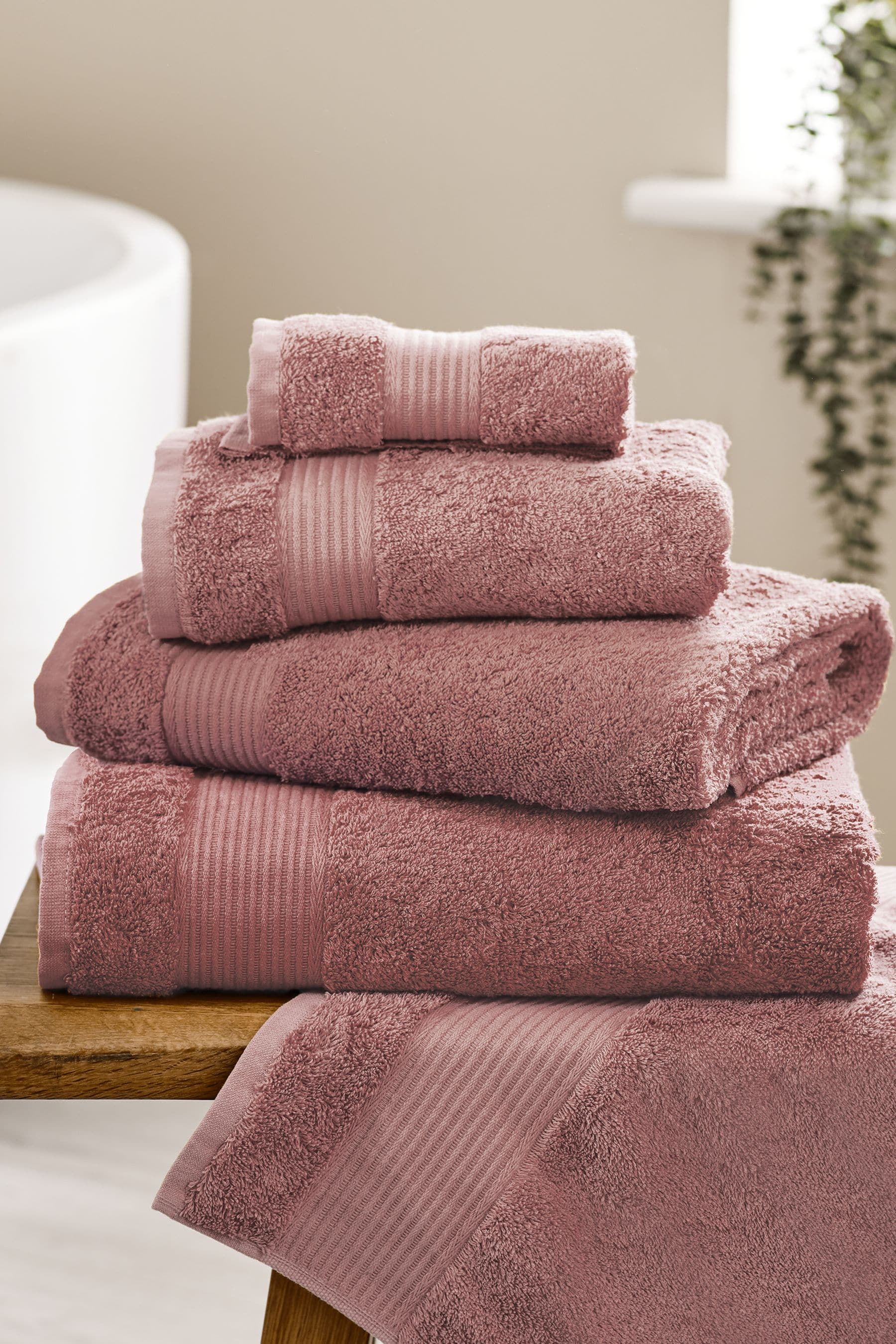 Pink Romantic Egyptian 100% Cotton Towels