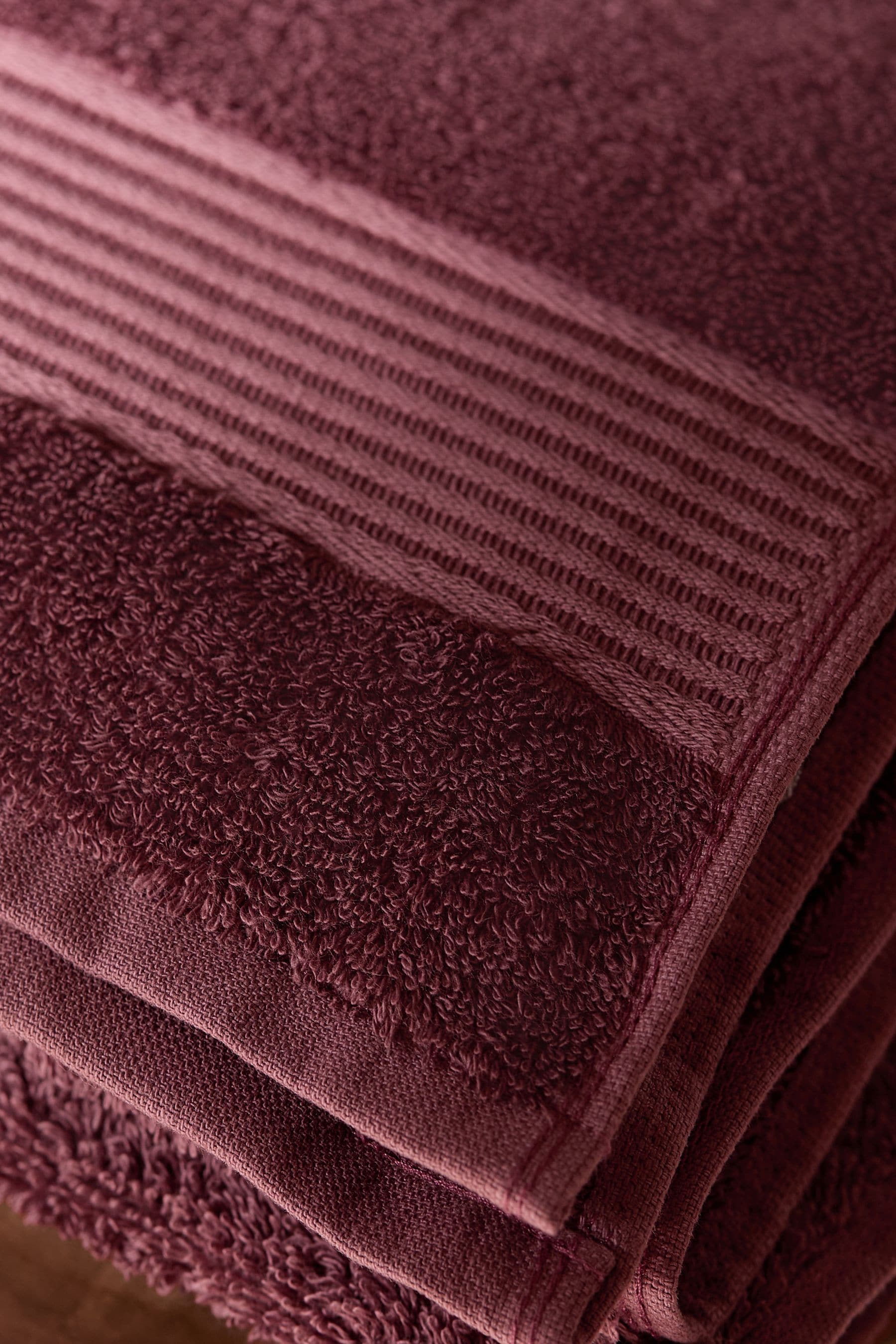 Red Rich Berry Egyptian 100% Cotton Towels