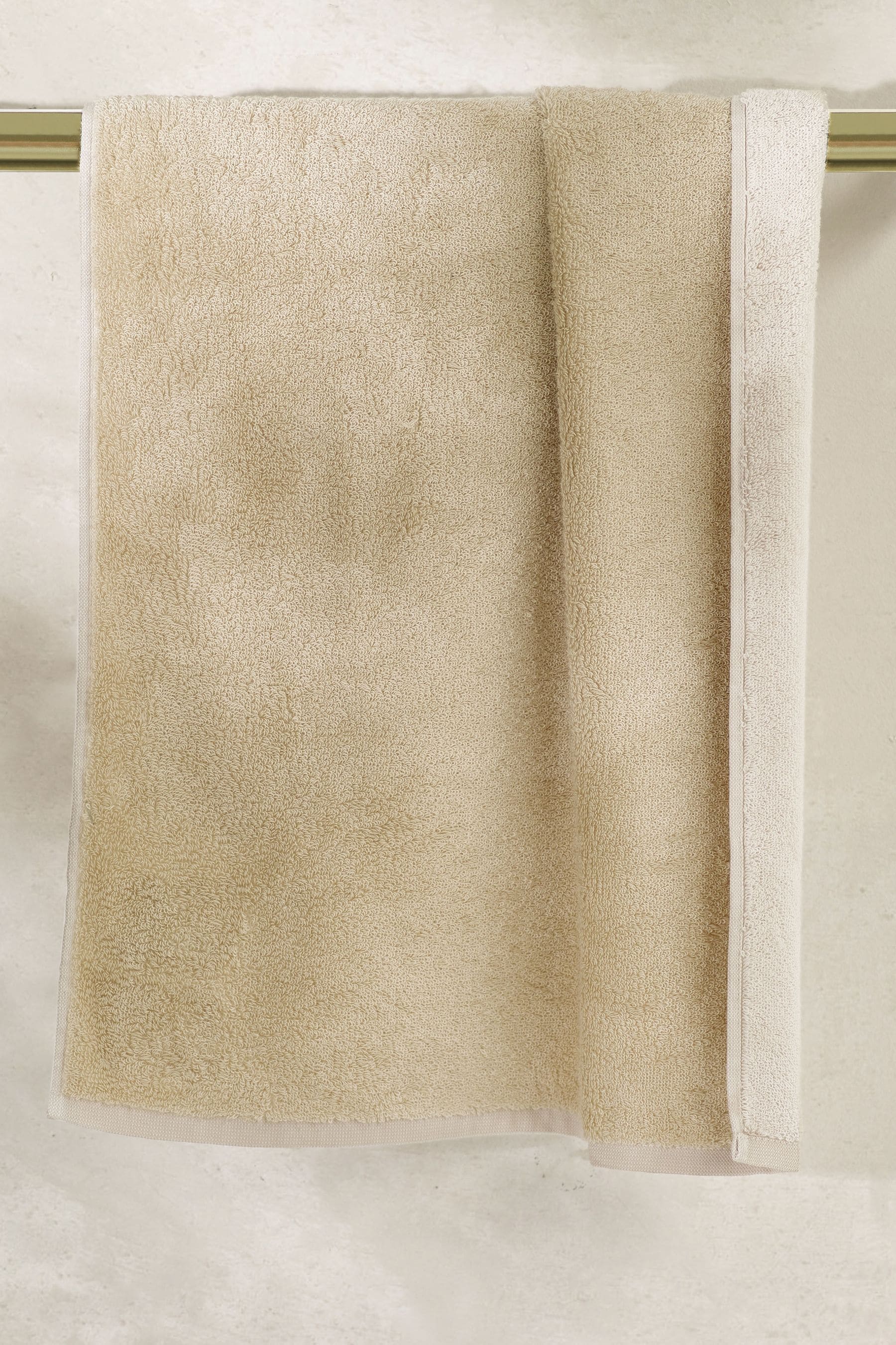 Natural Mink Reversible 100% Cotton Towel