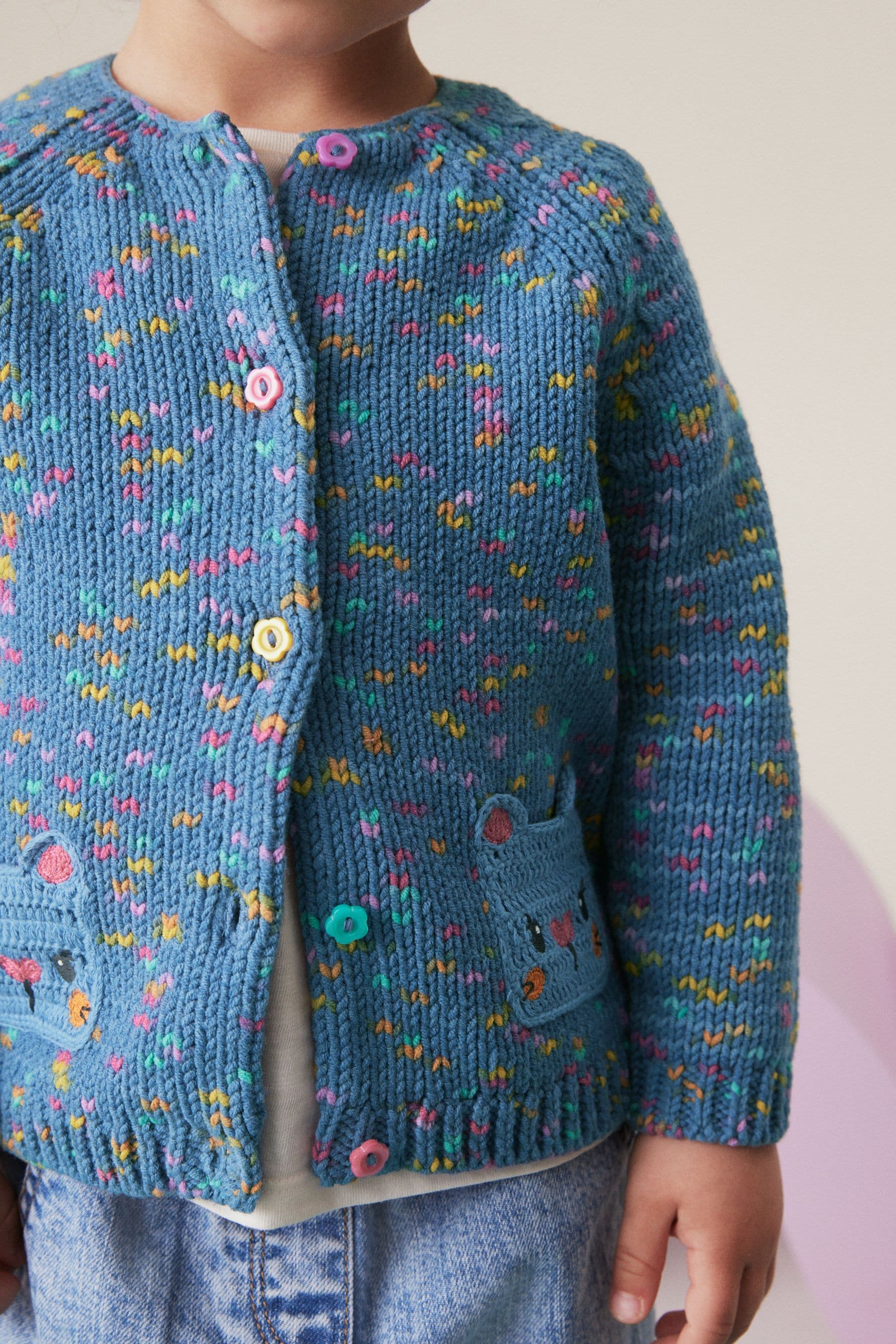 Navy Cat Cardigan (3mths-7yrs)