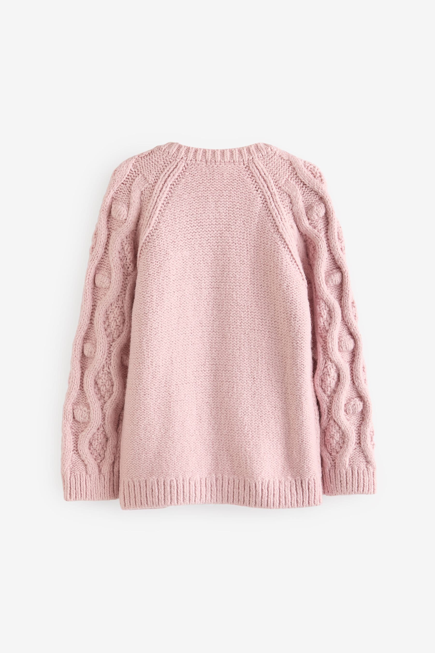 Pink Chunky Cardigan (3mths-10yrs)