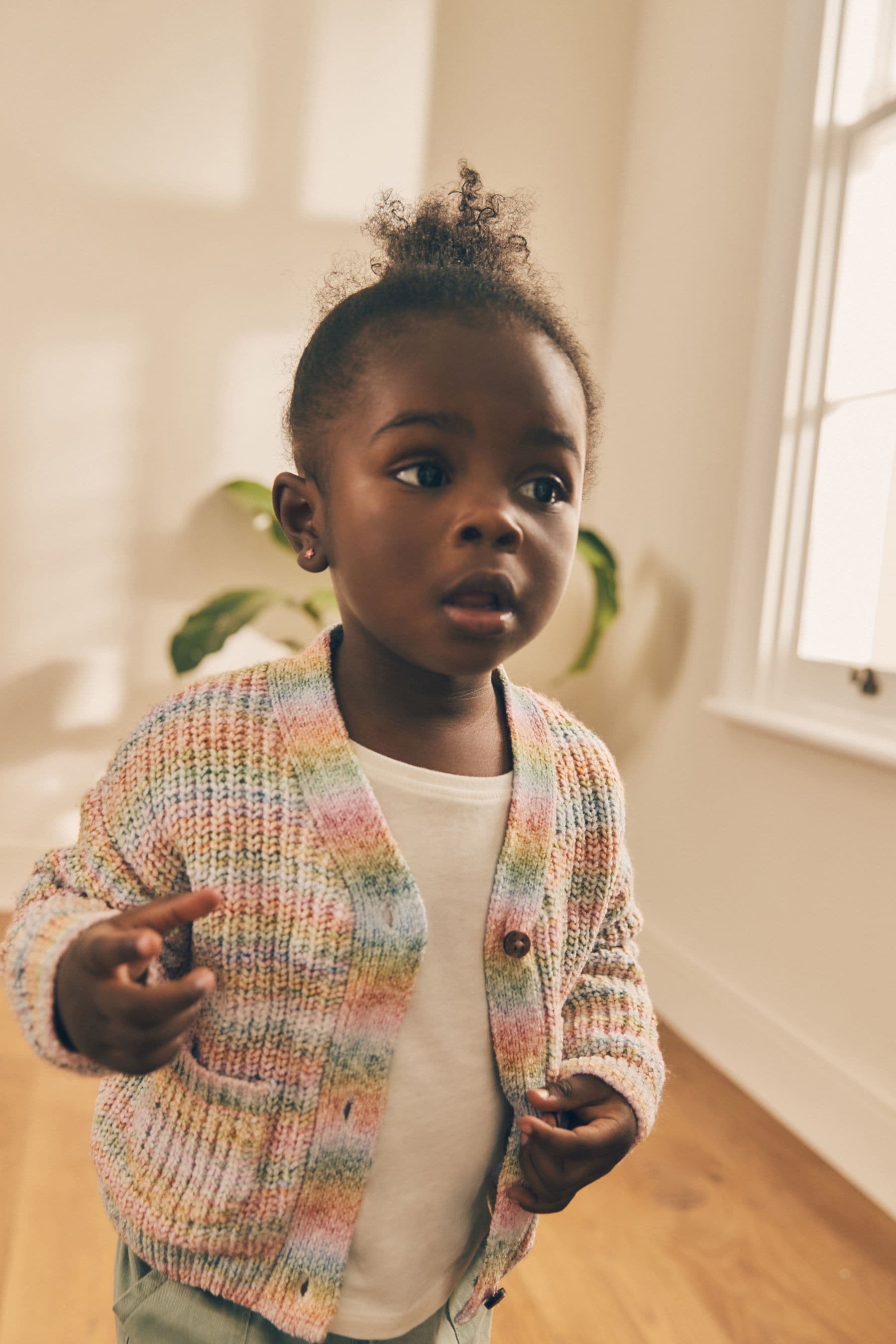 Rainbow V-Neck Cardigan (3mths-7yrs)