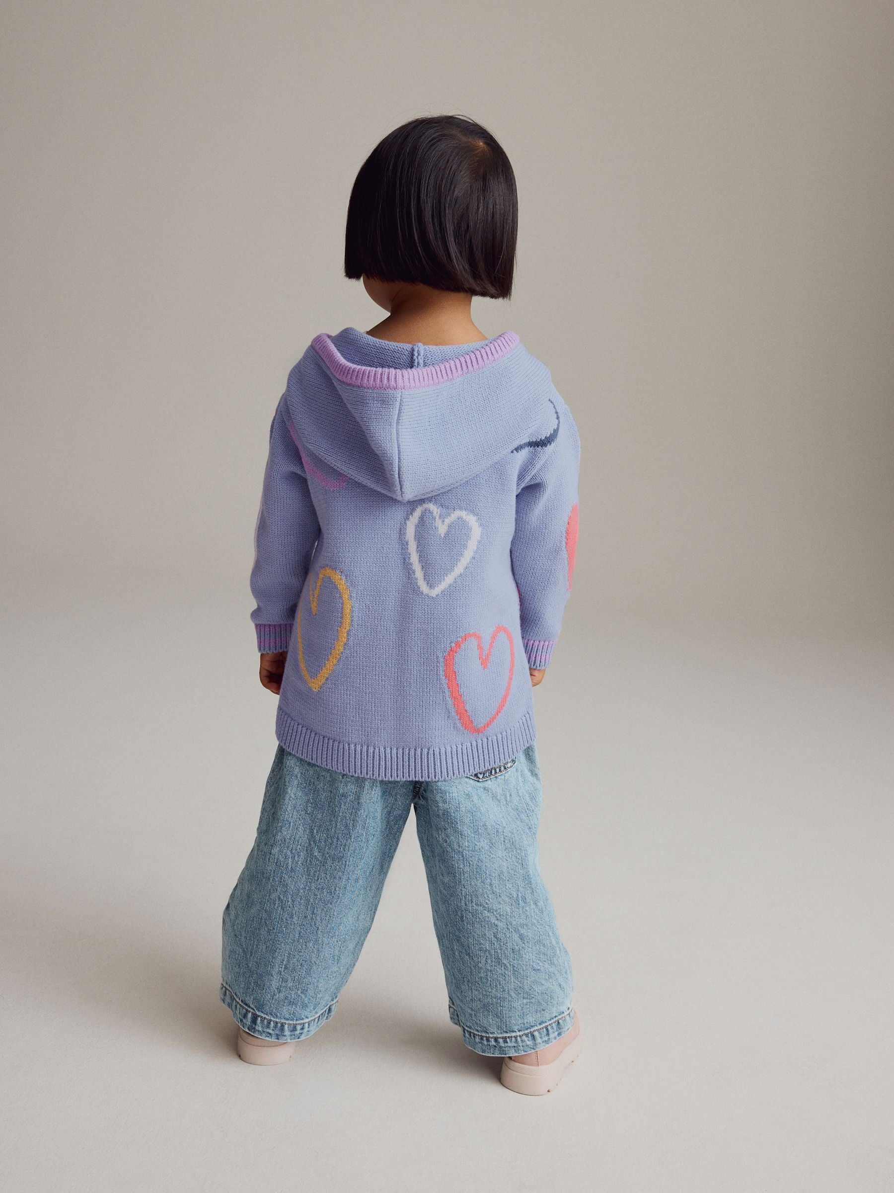 Pink Heart Hoodie (3mths-7yrs)