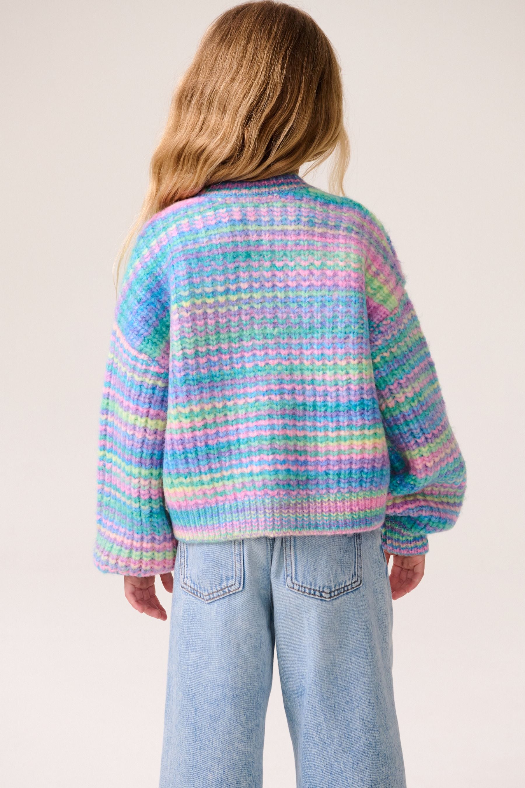 Rainbow Boxy Cardigan (3-16yrs)