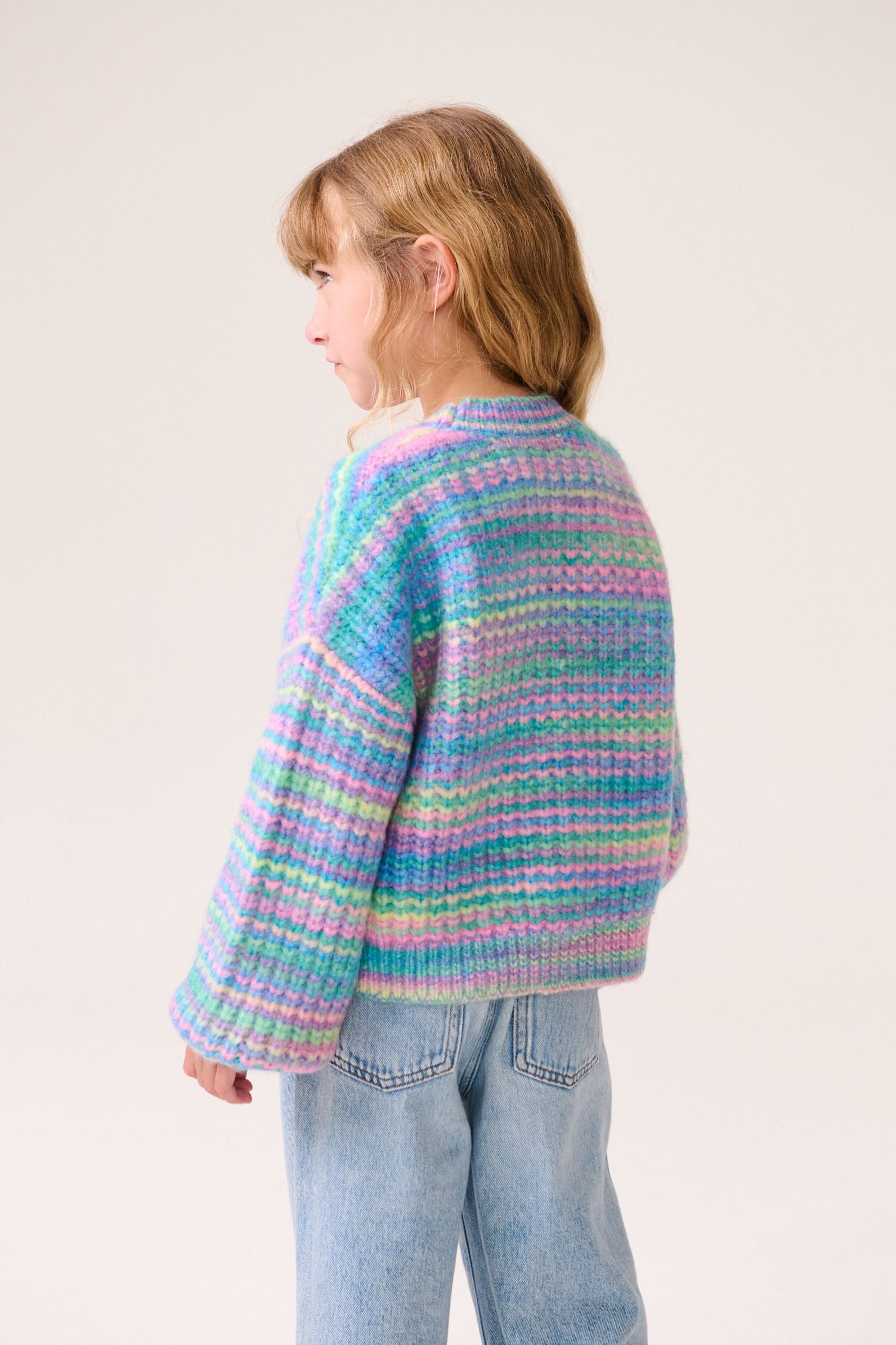 Rainbow Boxy Cardigan (3-16yrs)