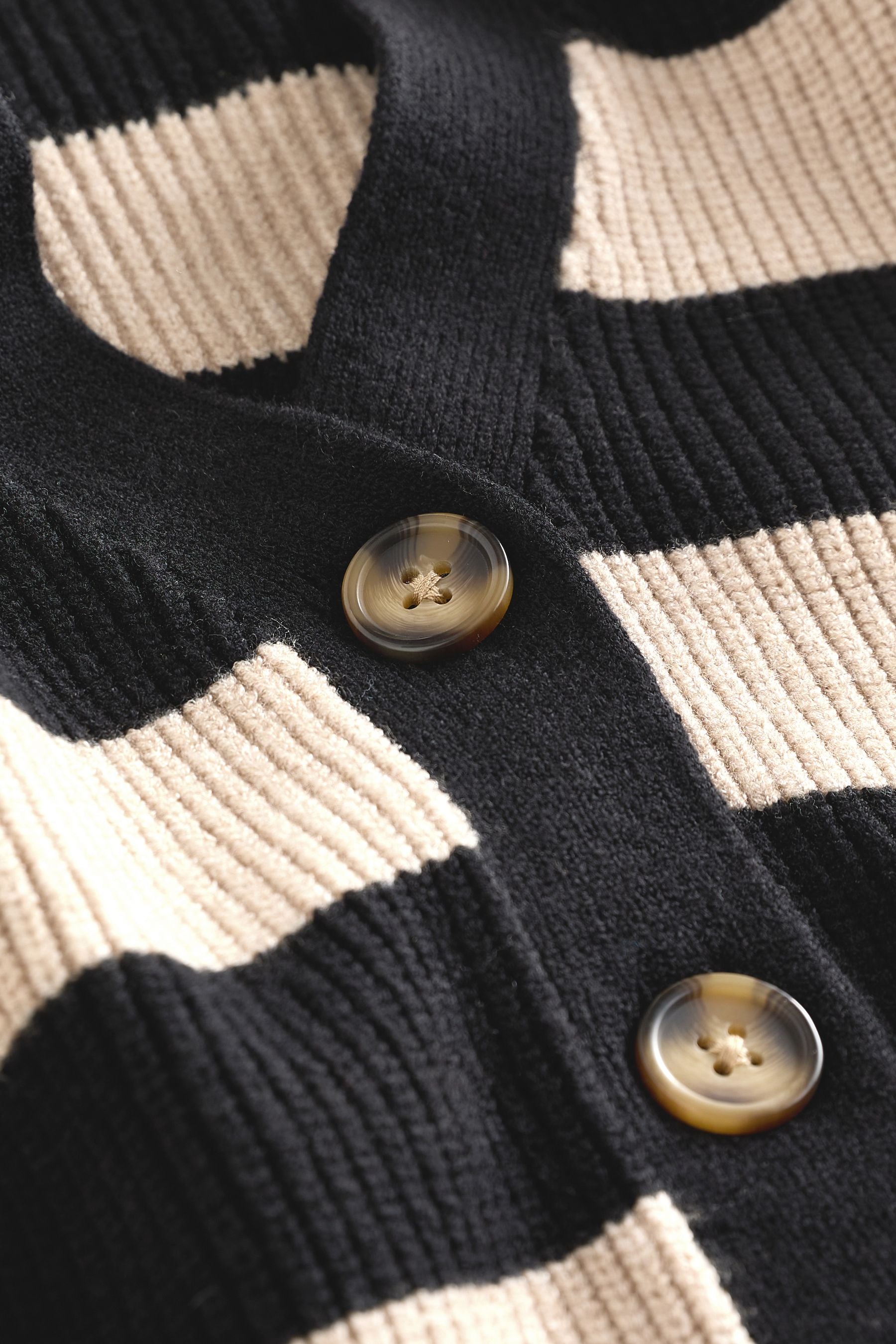 Monochrome Boxy Cardigan (3-16yrs)