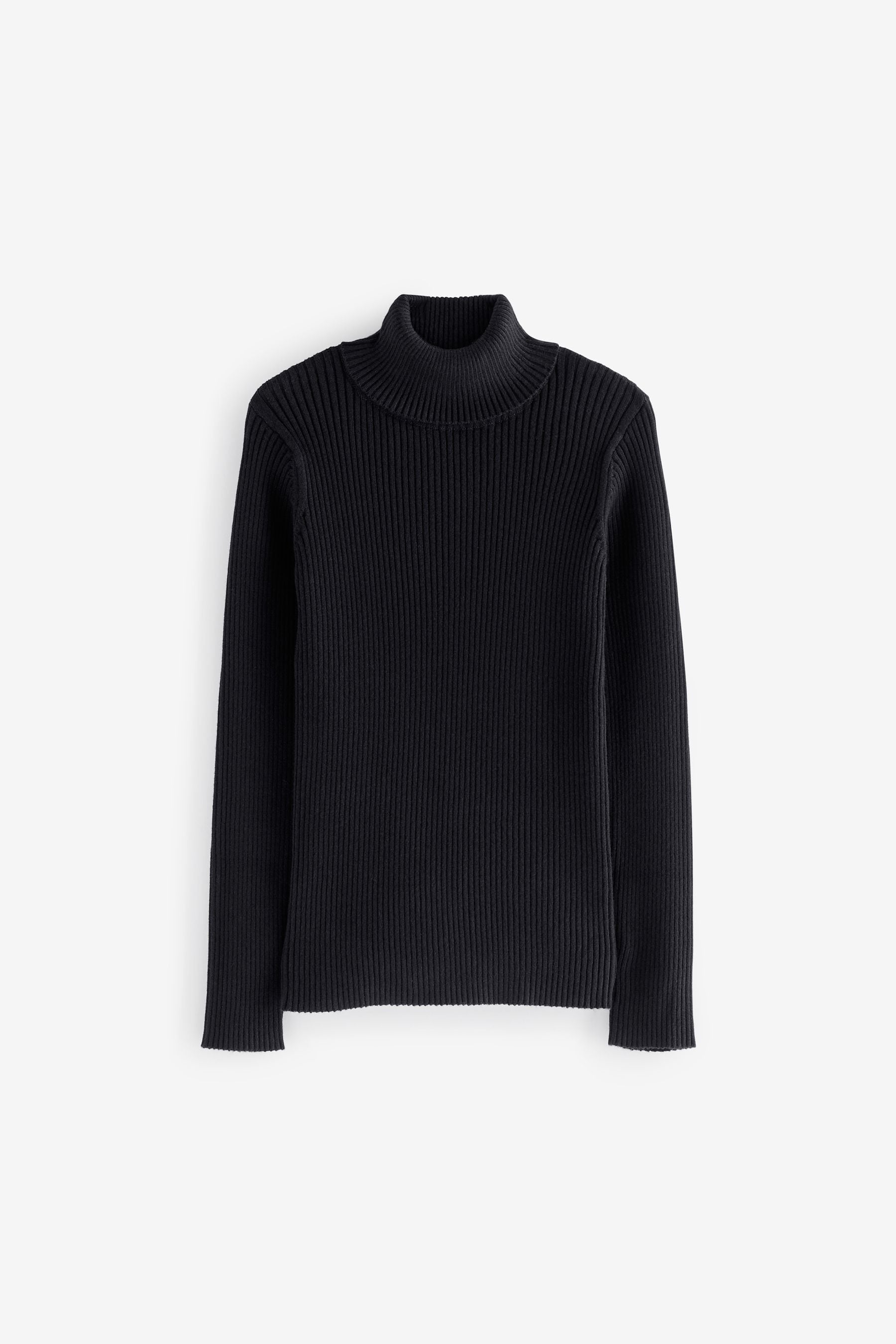 Black Roll Neck Jumper (3-16yrs)