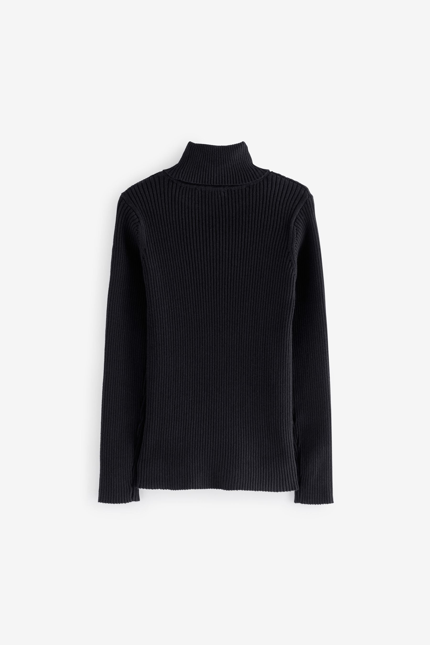 Black Roll Neck Jumper (3-16yrs)