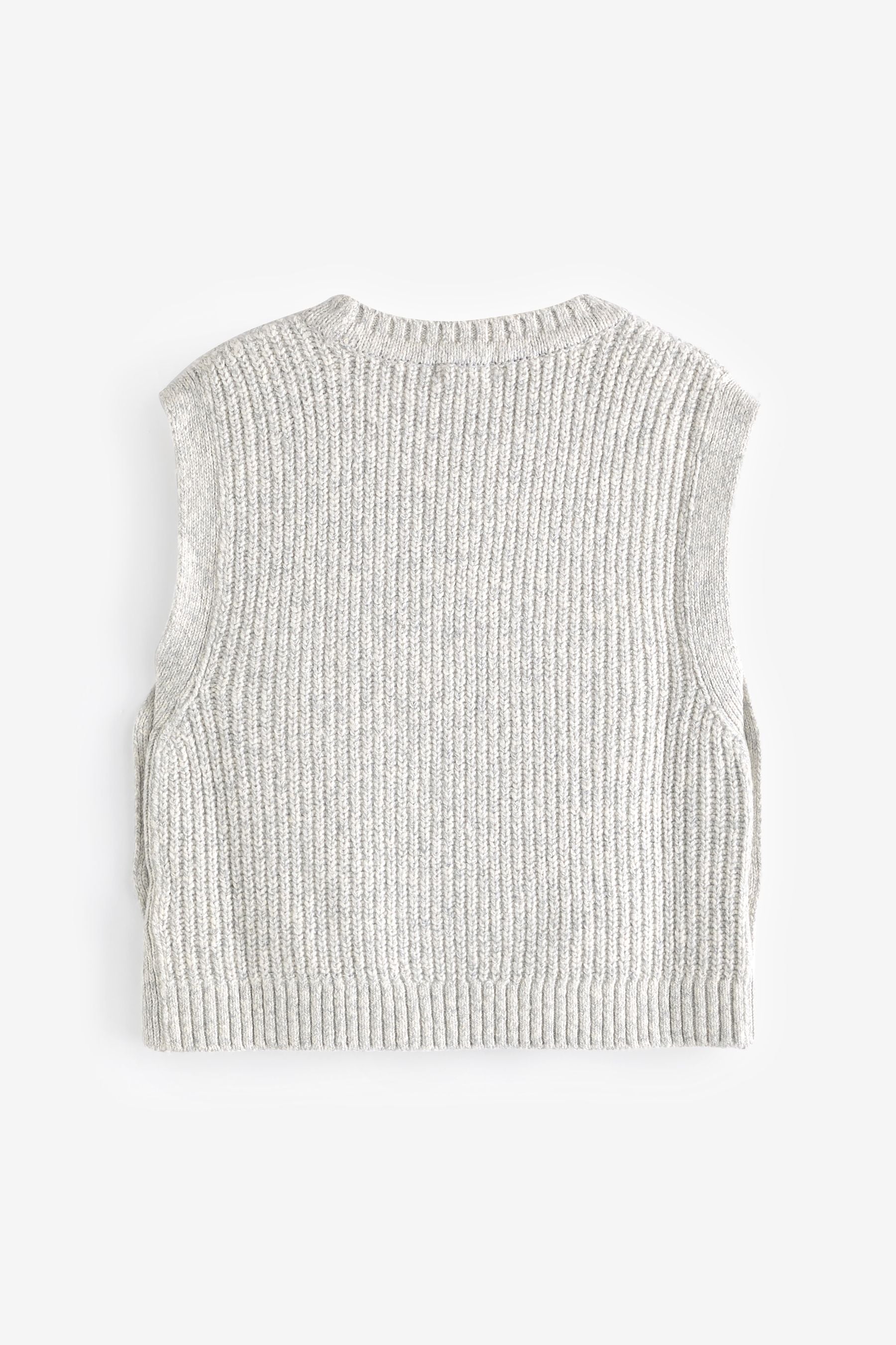 Grey Knitted Tank Top (3-16yrs)