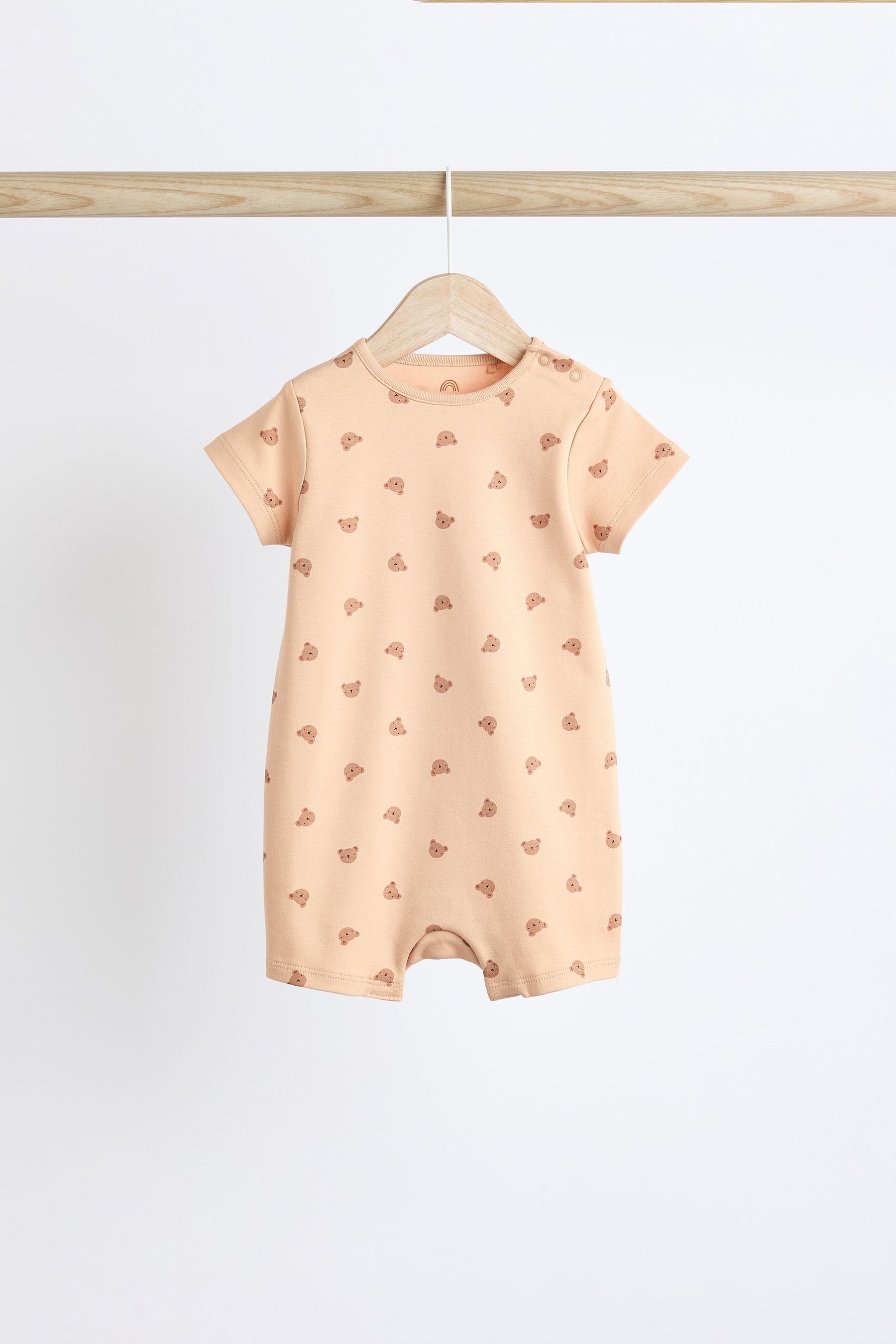 Neutral Bear Baby Rompers 3 Pack (0mths-3yrs)