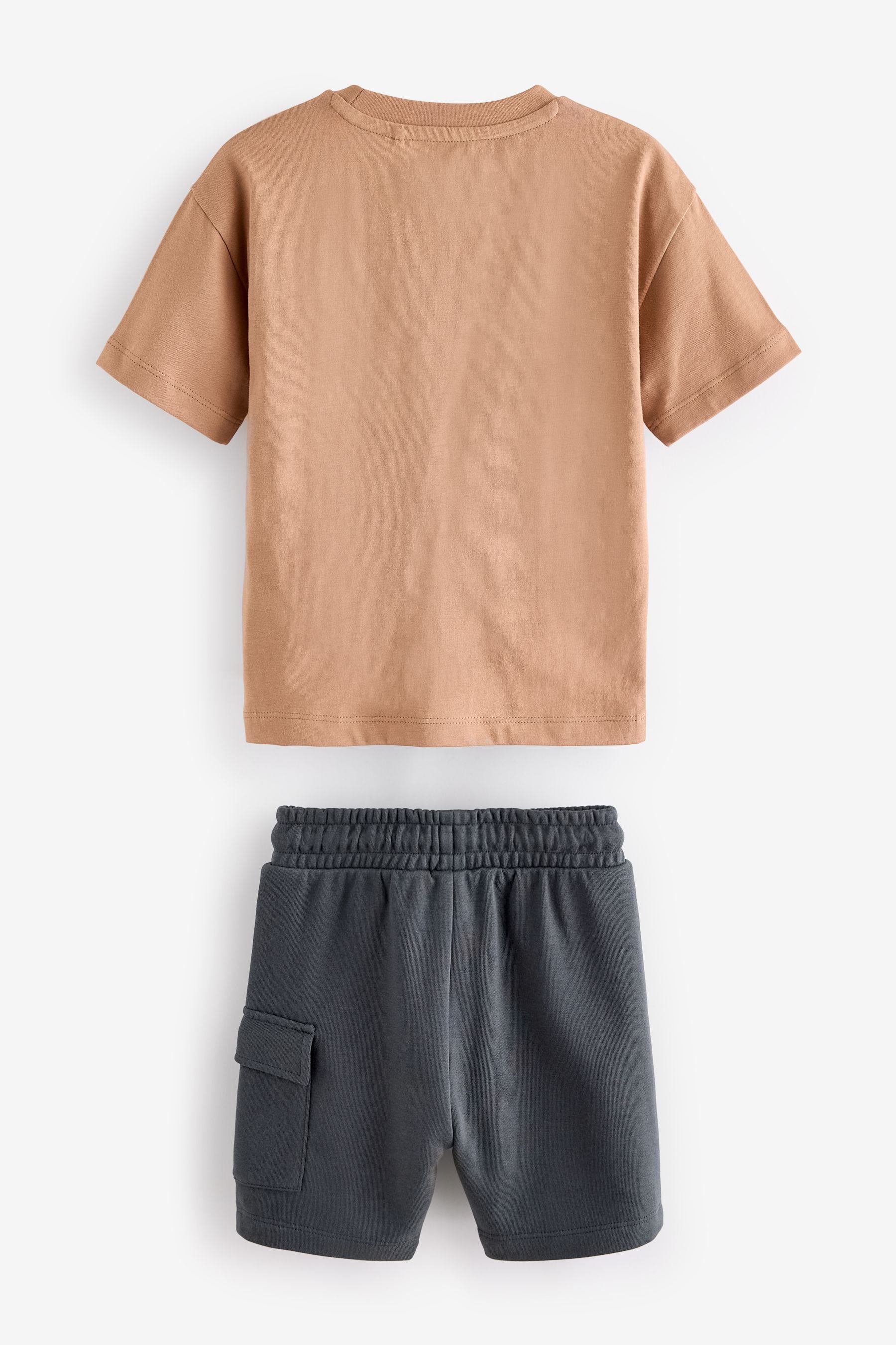 Tan Brown T-Shirt and Shorts Set (3mths-7yrs)