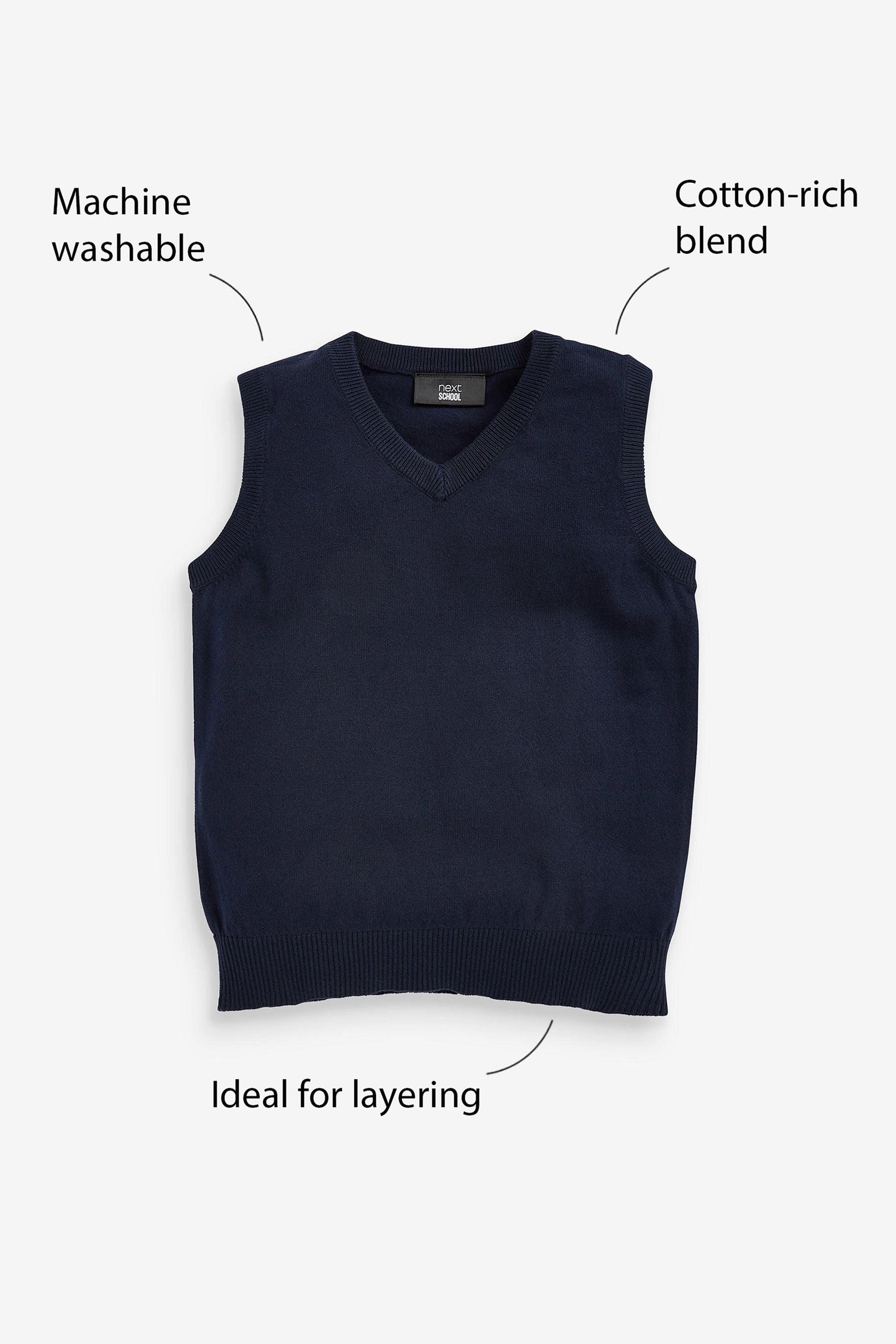 Navy School Tank Top (3-16yrs)