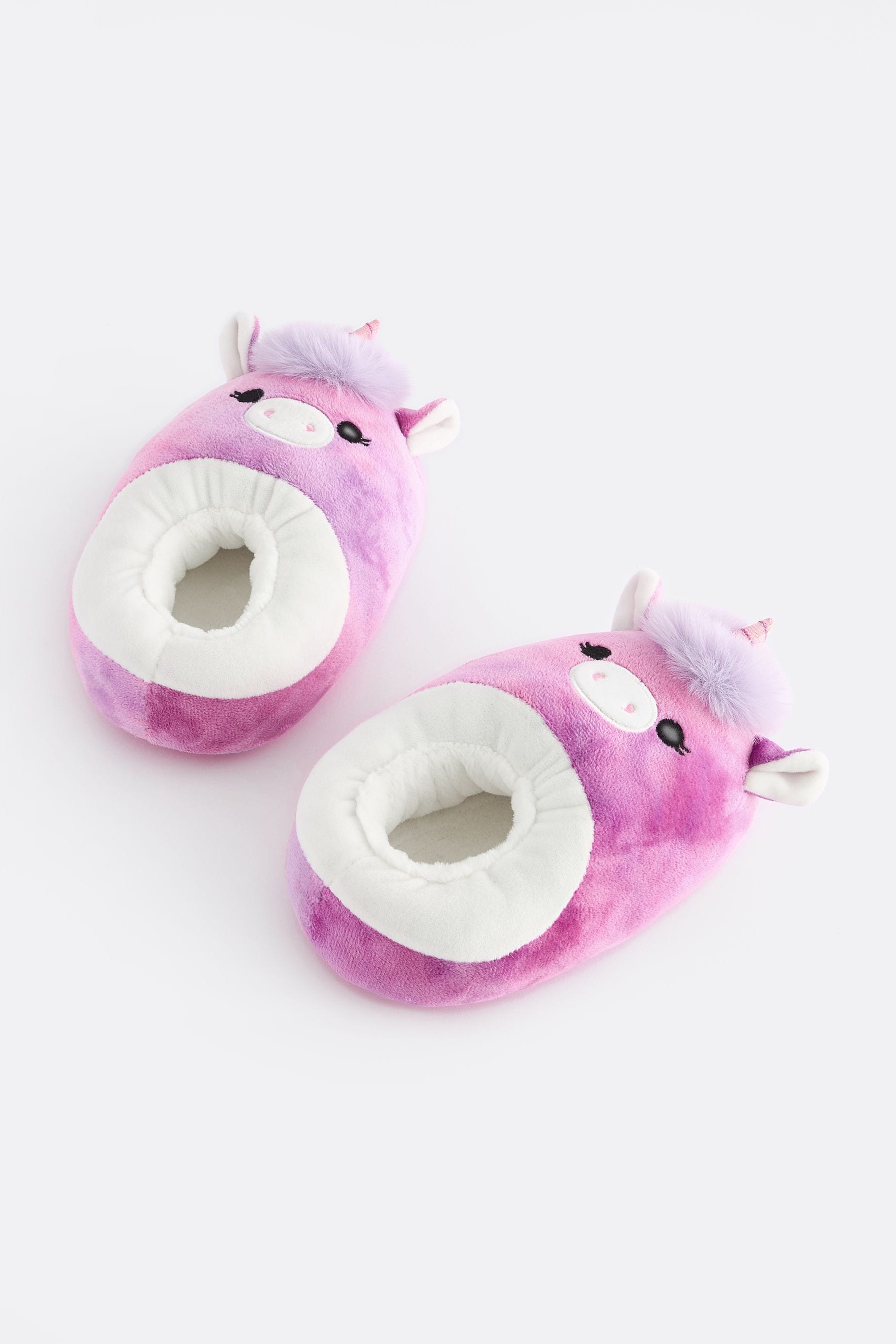 Purple Squishmallows Plush Slippers