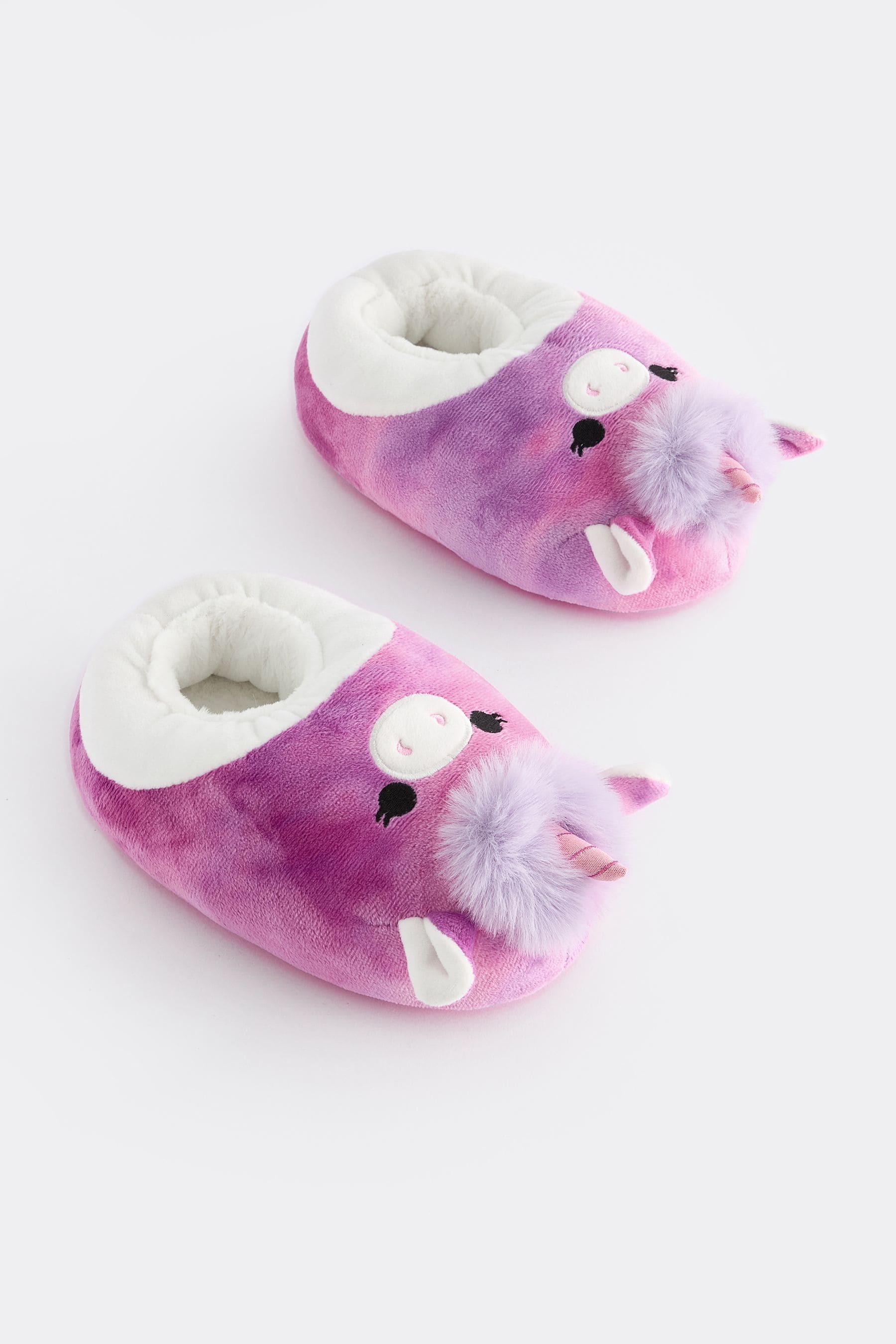 Purple Squishmallows Plush Slippers