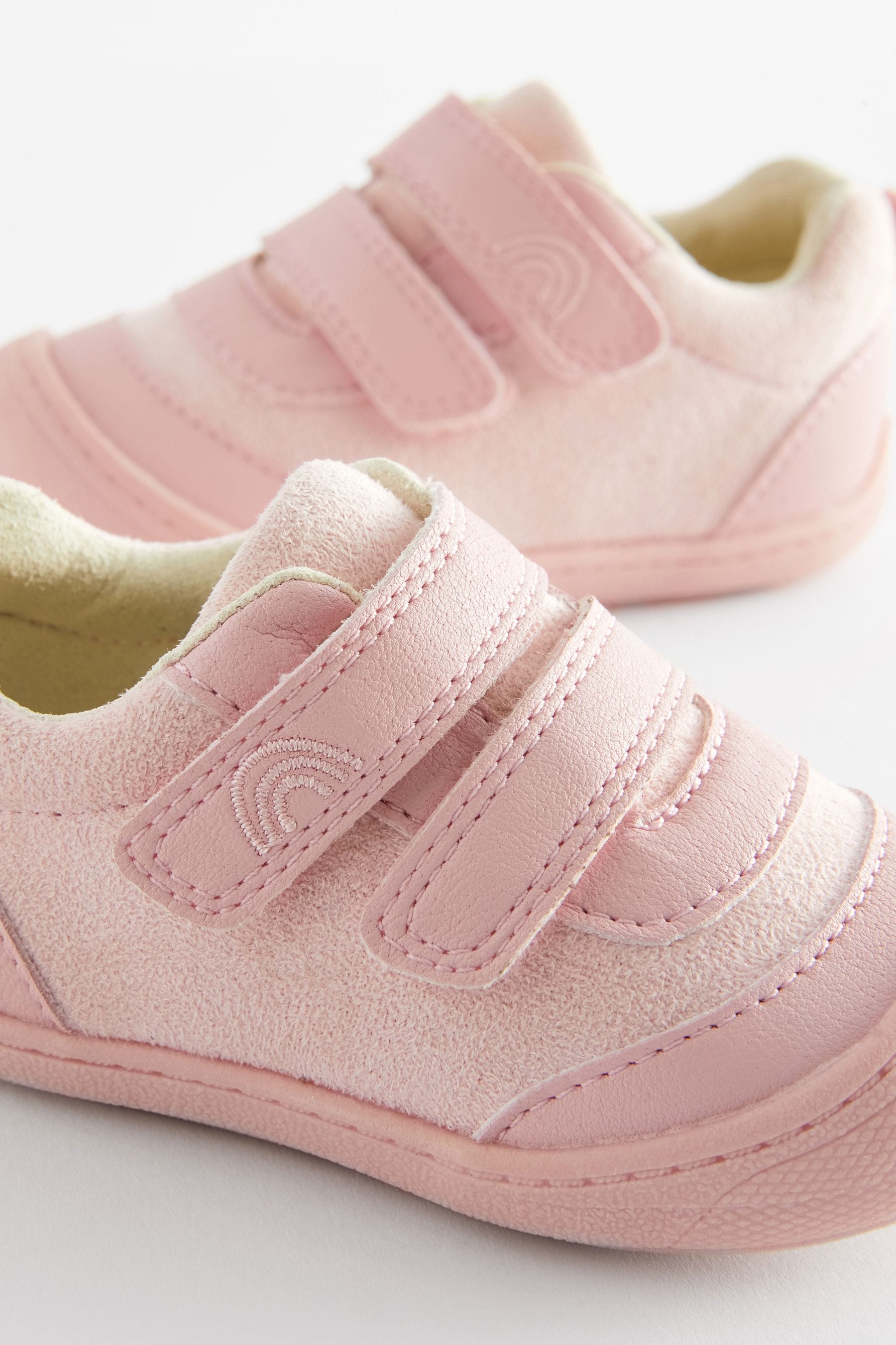 Pink Standard Fit (F) Crawler Trainers