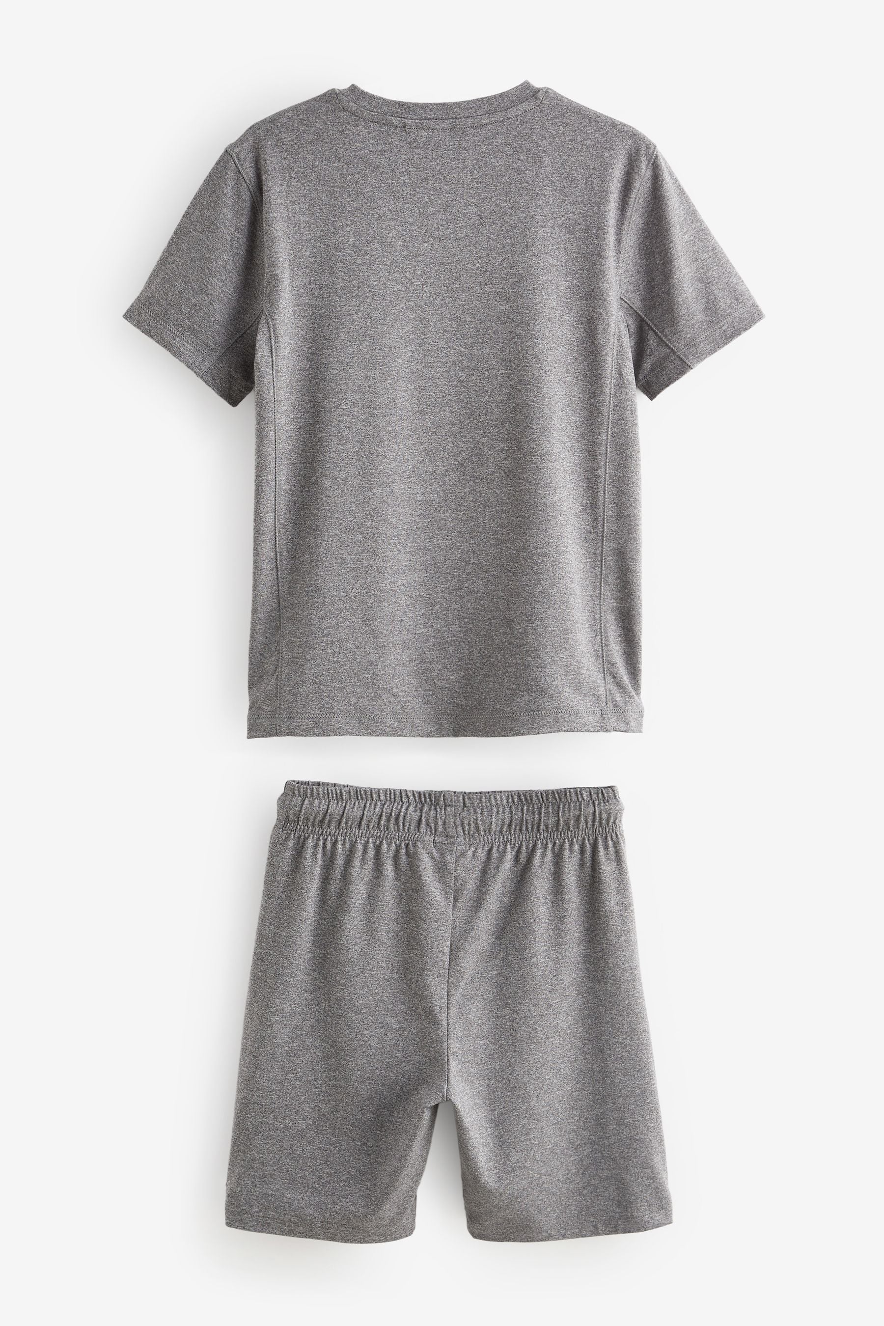 Grey Sports T-shirt and Shorts Set (3-16yrs)