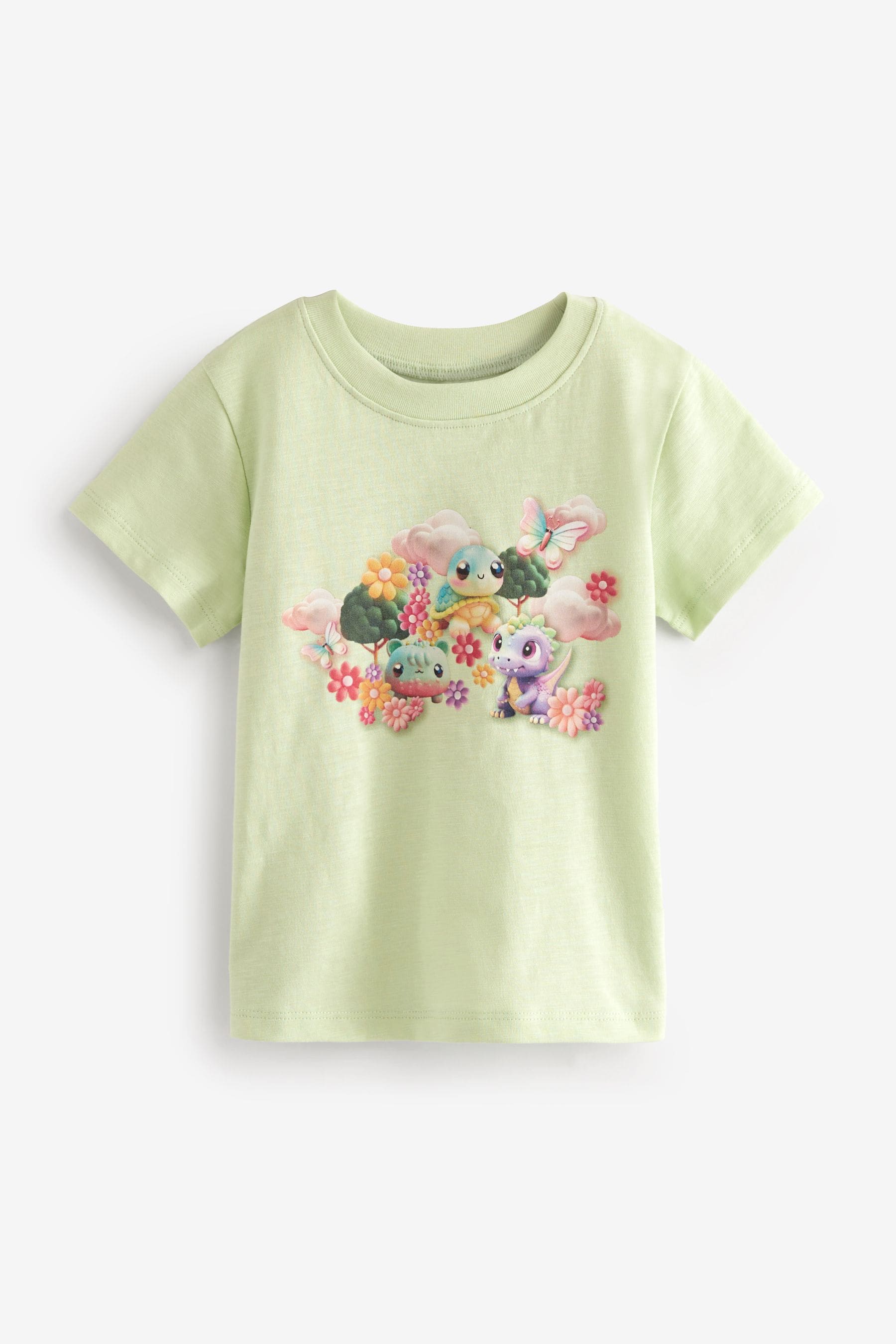 Green Turtle Short Sleeve T-Shirt (3mths-7yrs)