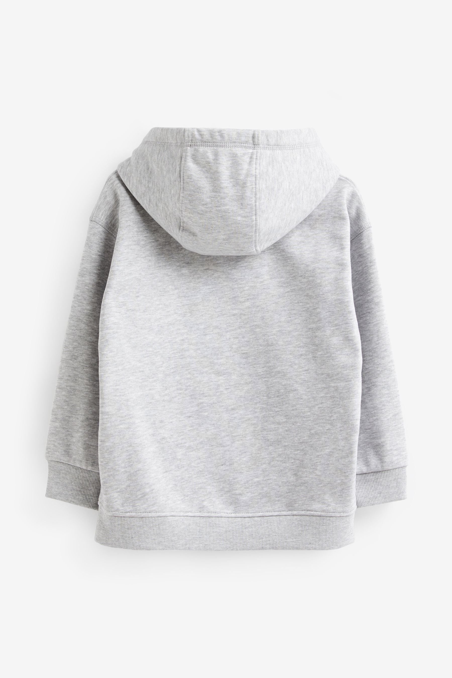 Granite Grey Plain Jersey Hoodie (3-16yrs)