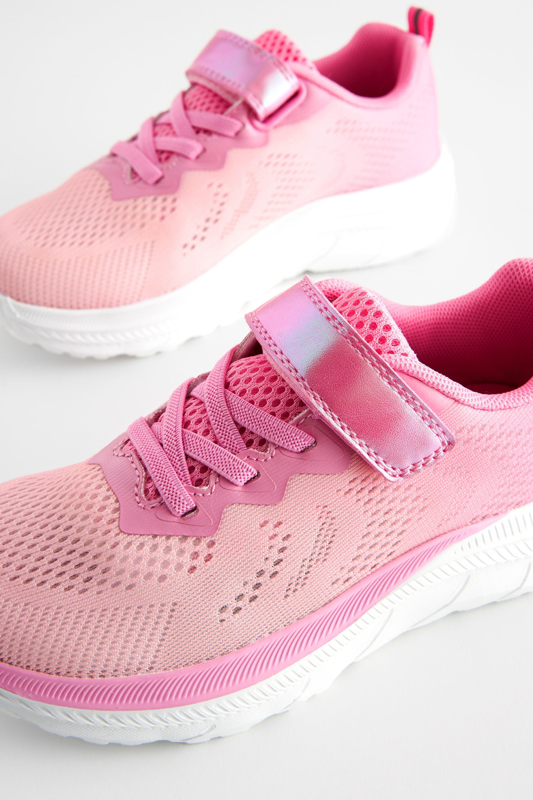 Pink Glitter School PE Trainers