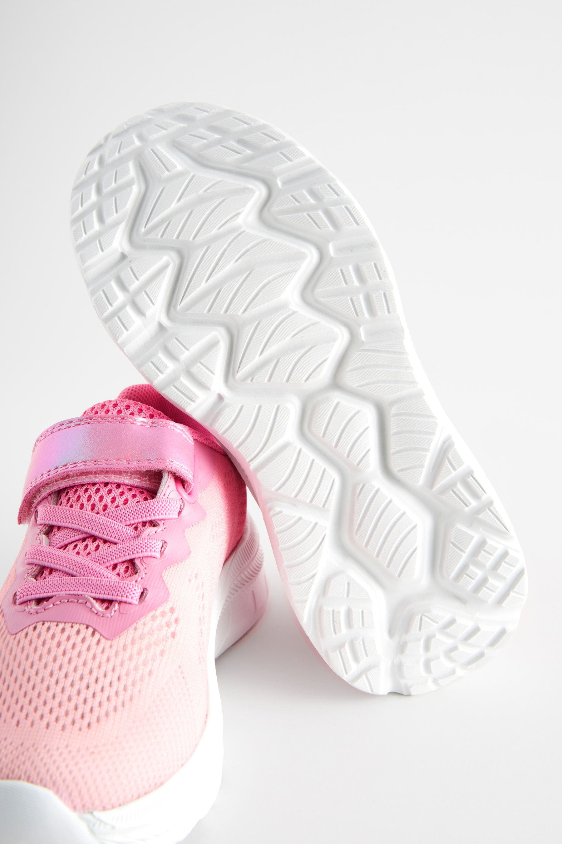 Pink Glitter School PE Trainers