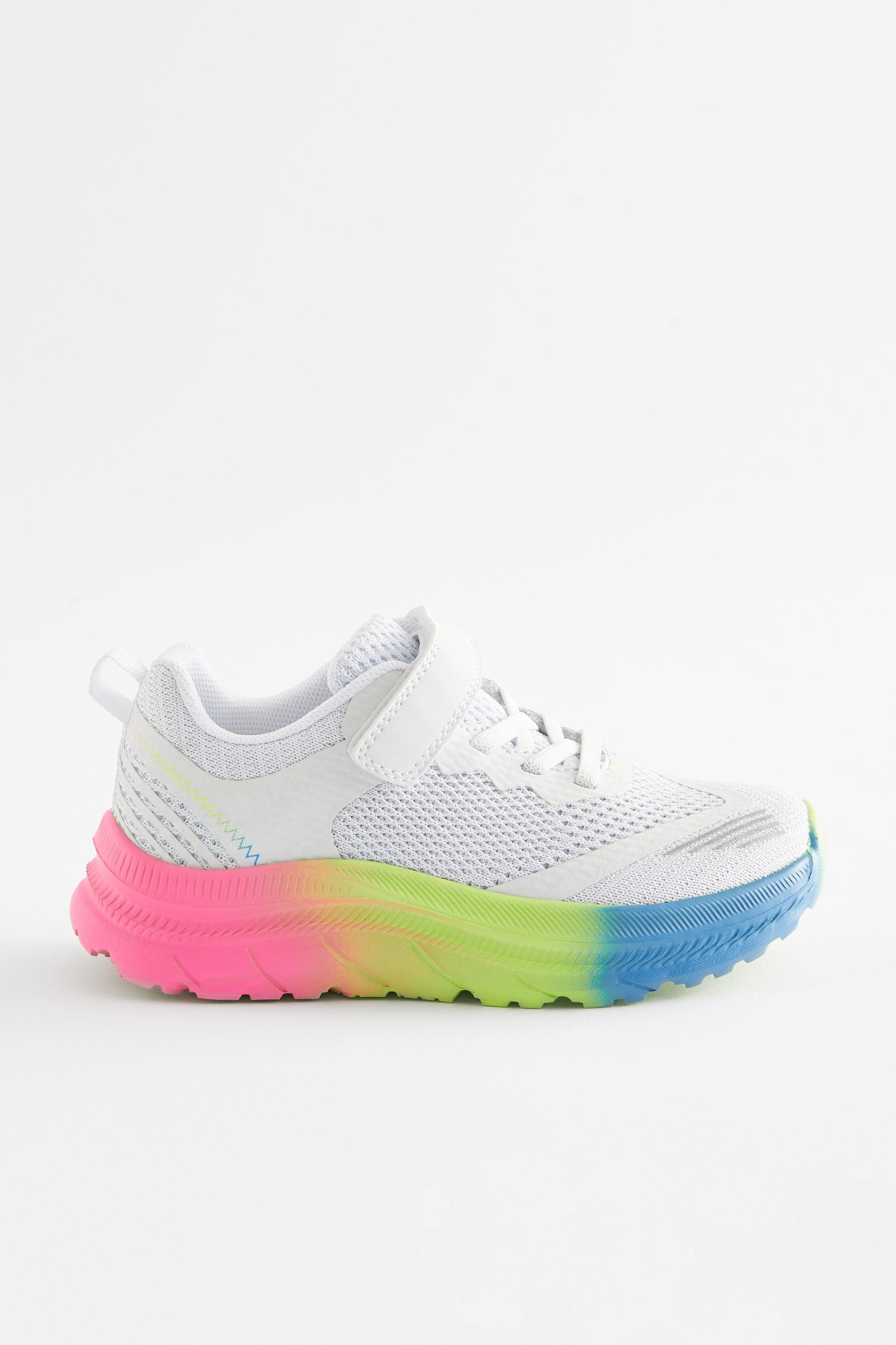 Rainbow Grey School PE Trainers