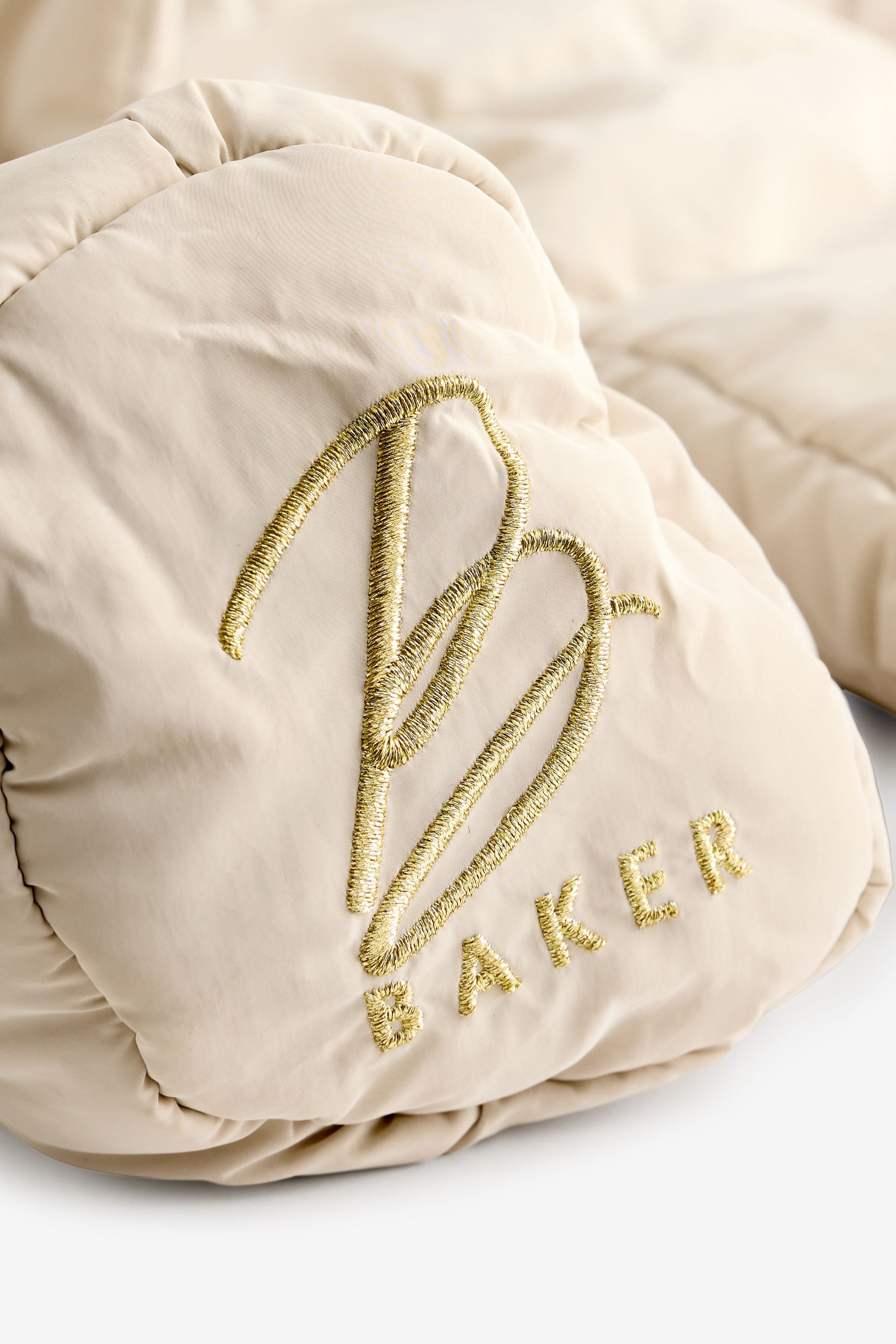 Baker by Ted Baker Cream Padded Shower Resistant Snowsuit