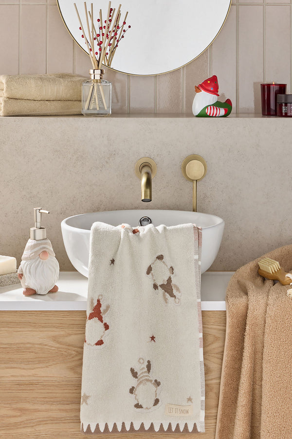 Natural Natural Gonk Christmas 100% Cotton Towels